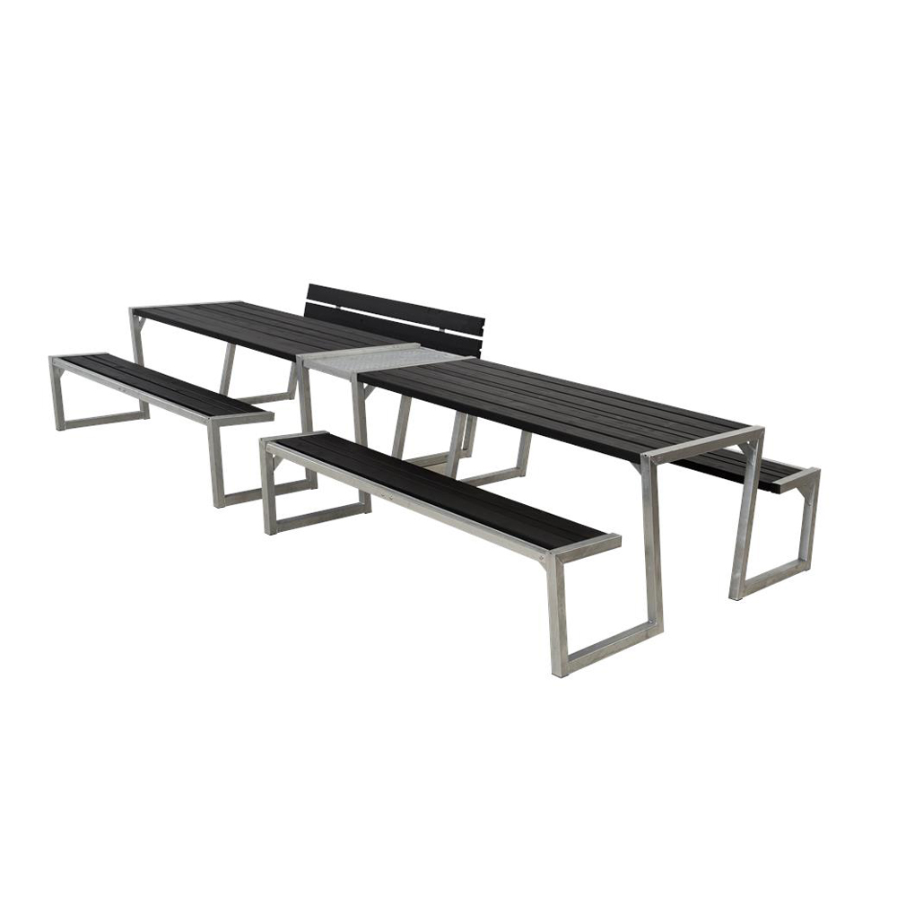 Benkbord PLUS Zigma Svart Dobbel
