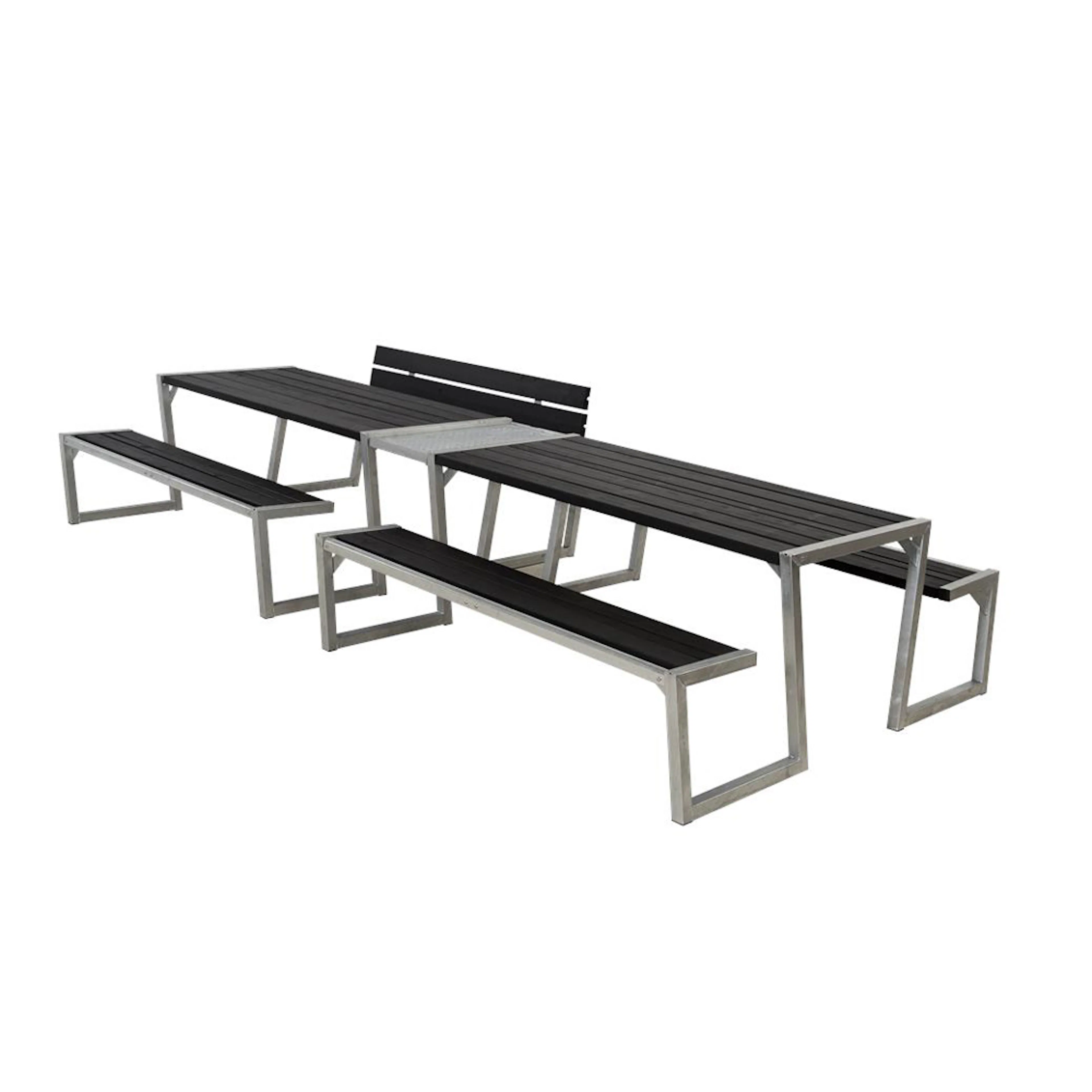 Benkbord PLUS Zigma Svart Dobbel