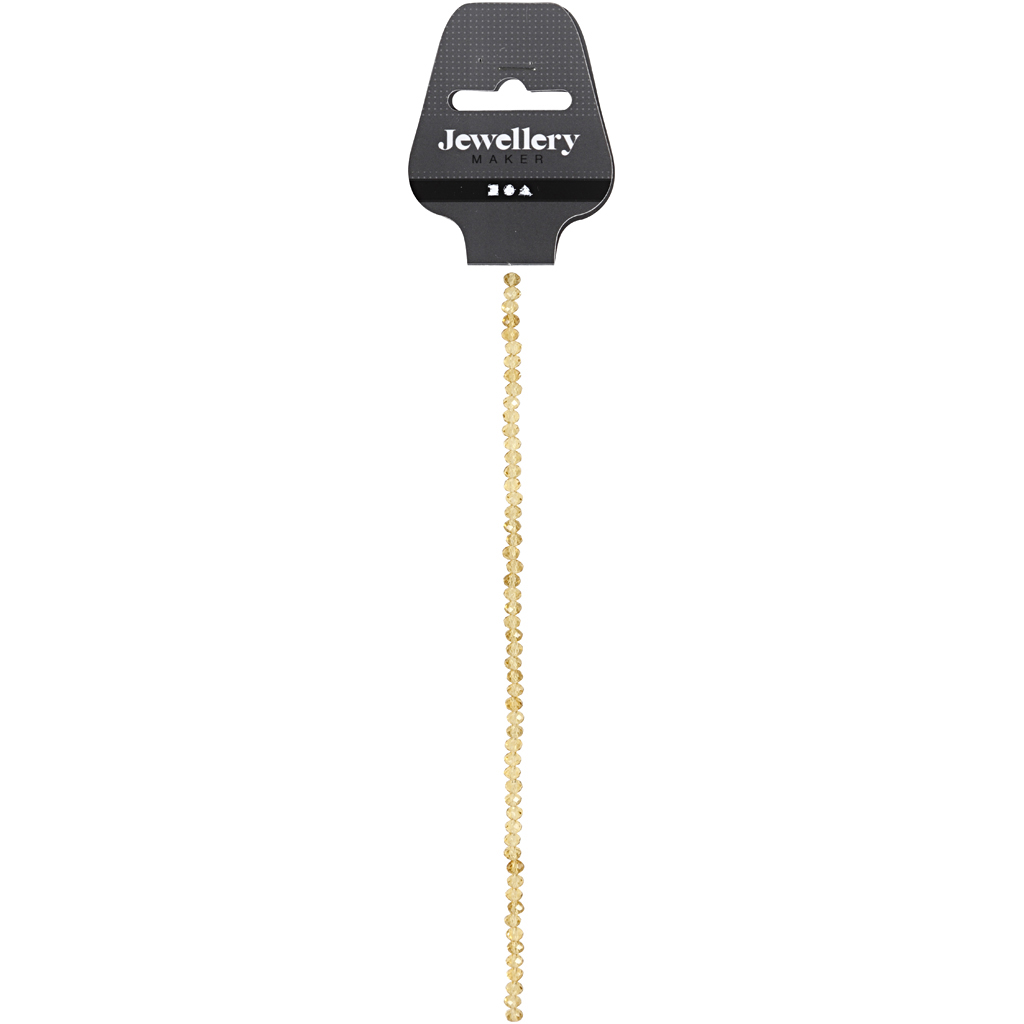 Facettperler Creativ Company Hull Str 1 mm 45 stk/1 Pk