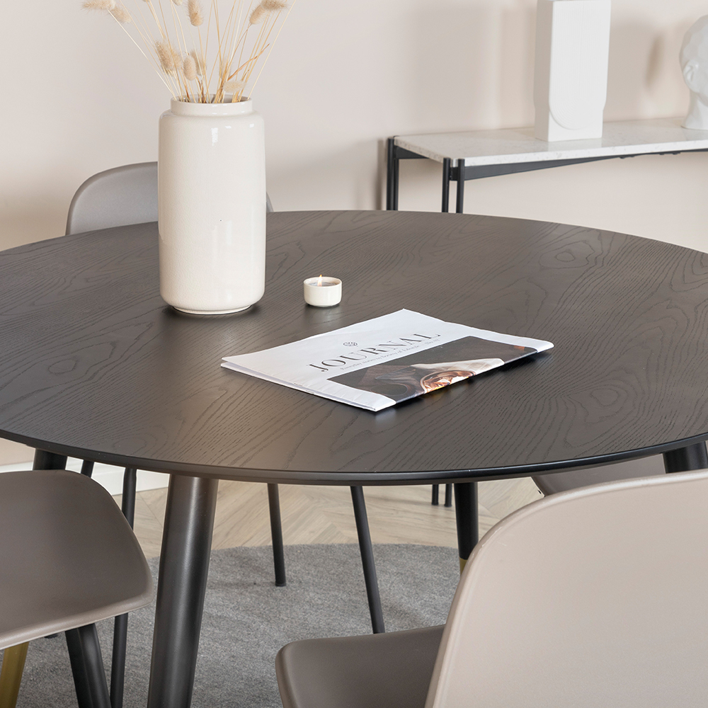 Spisegruppe Venture Home Dipp med 4 Arctic Stoler