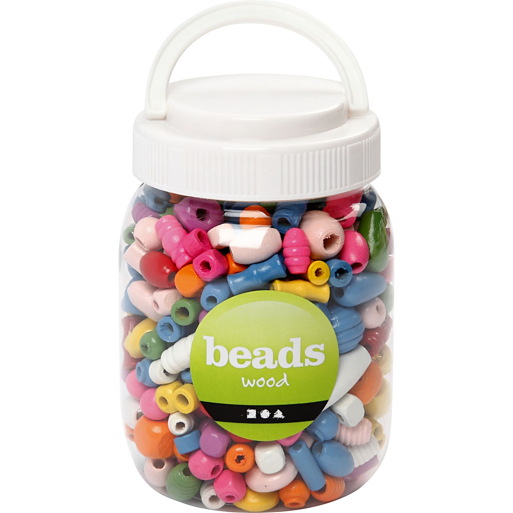 Treperler Creativ Company Ass Farger Str 5-28 mm Hullstr 2,5-3 mm