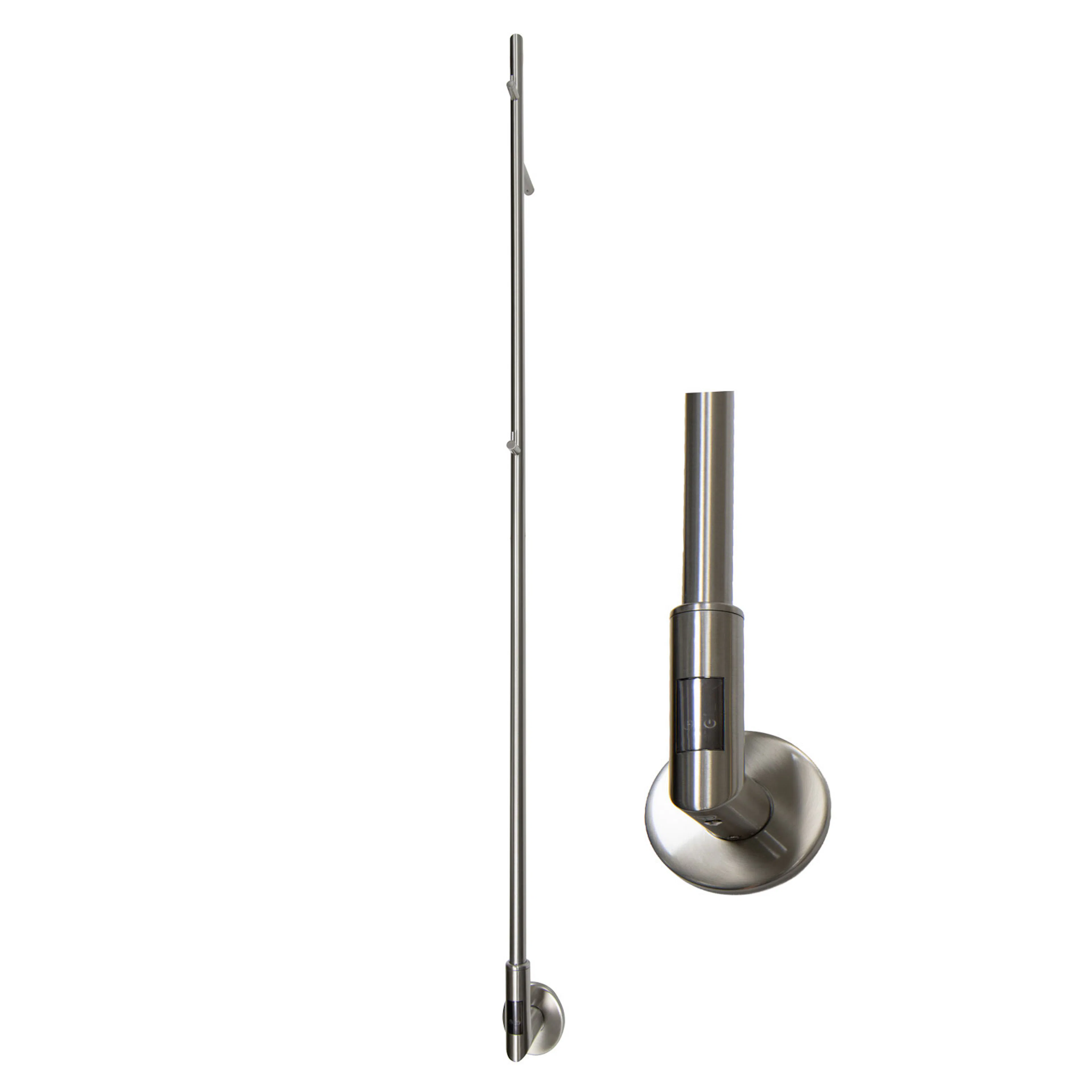POLE 1500 E Handdukstorksstång el enkel med timer 27W 1500x2