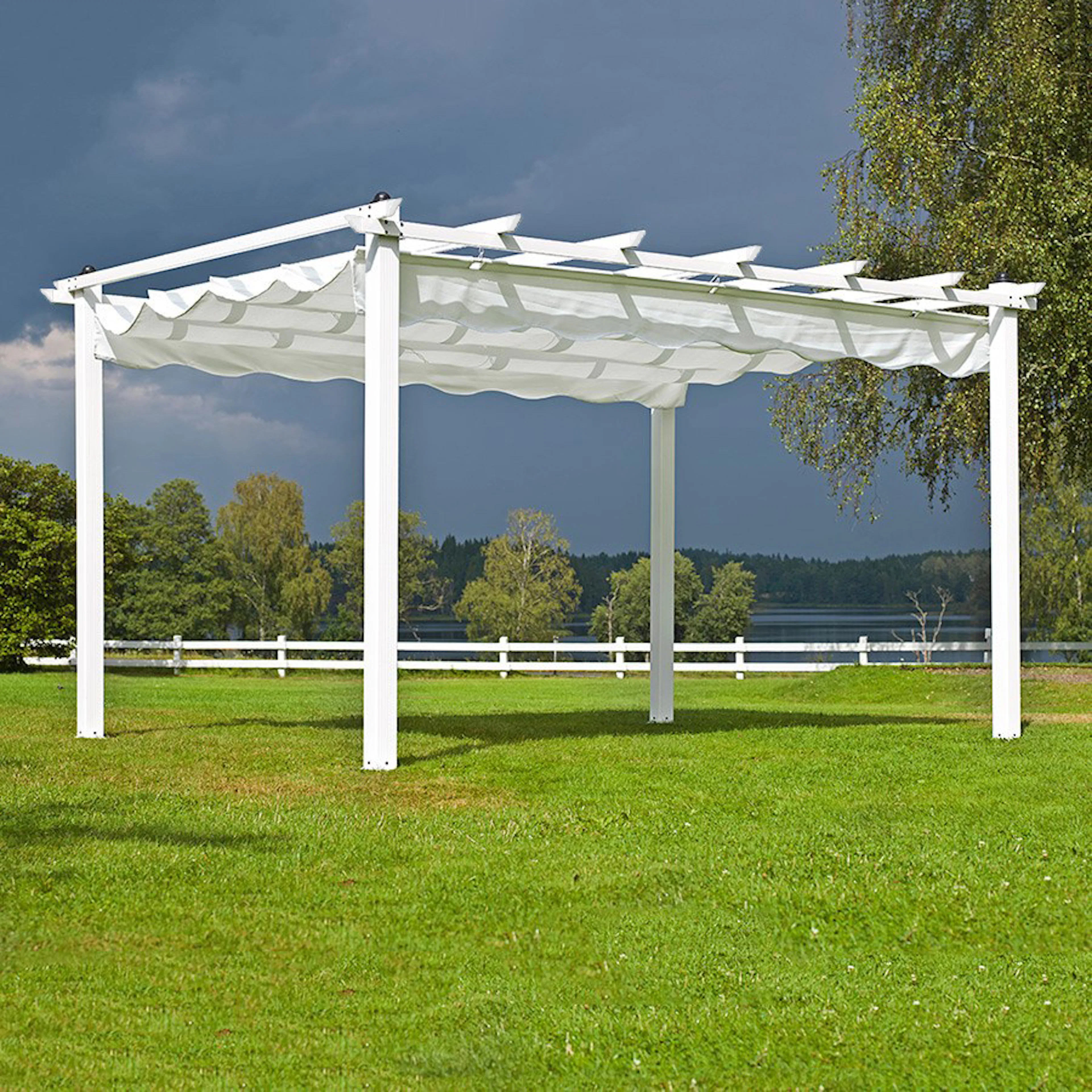 Pergola Hillerstorp Skanör Hvit
