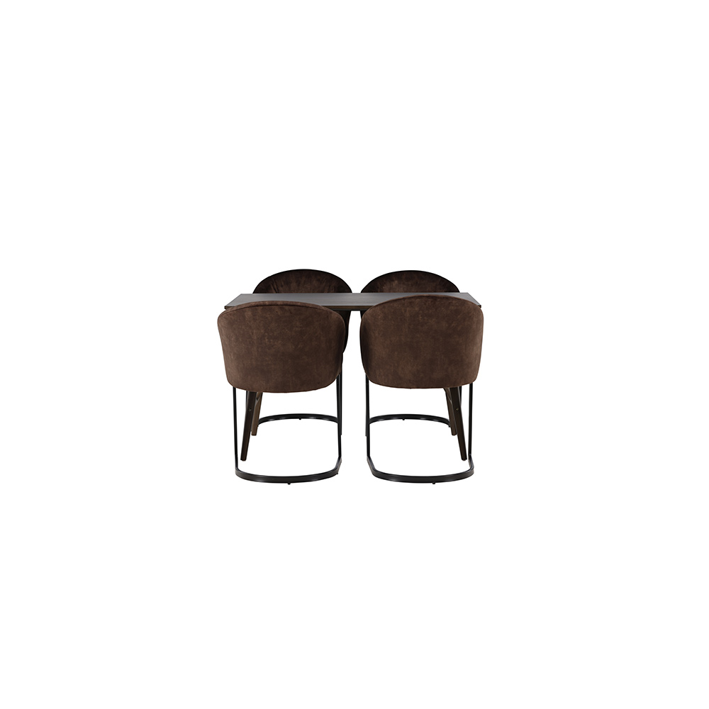 Spisegruppe Venture Home Kaseidon med 4 stk Evening Stoler