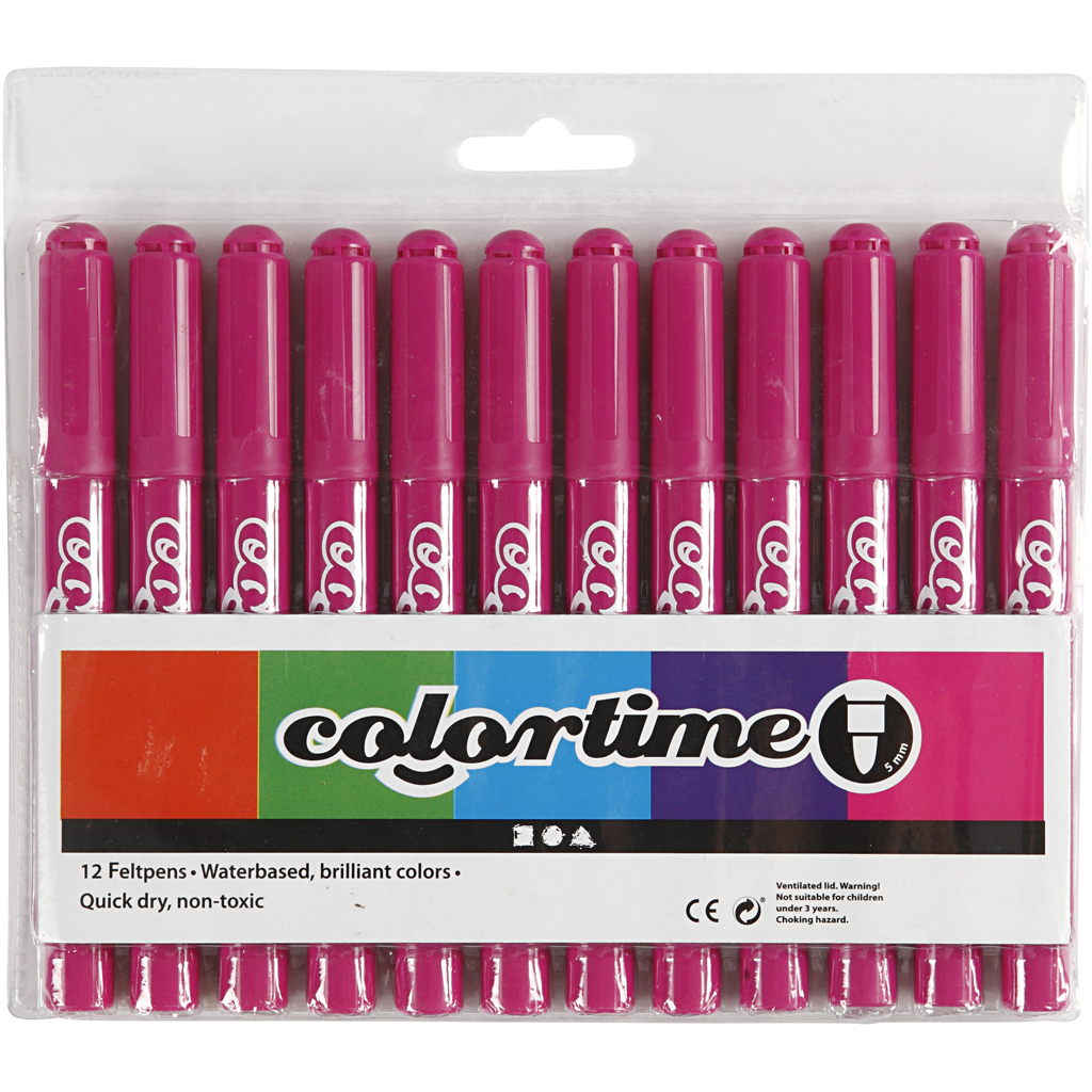 Tusjpenner Creativ Company Colortime Strek 5 mm 1 Pk