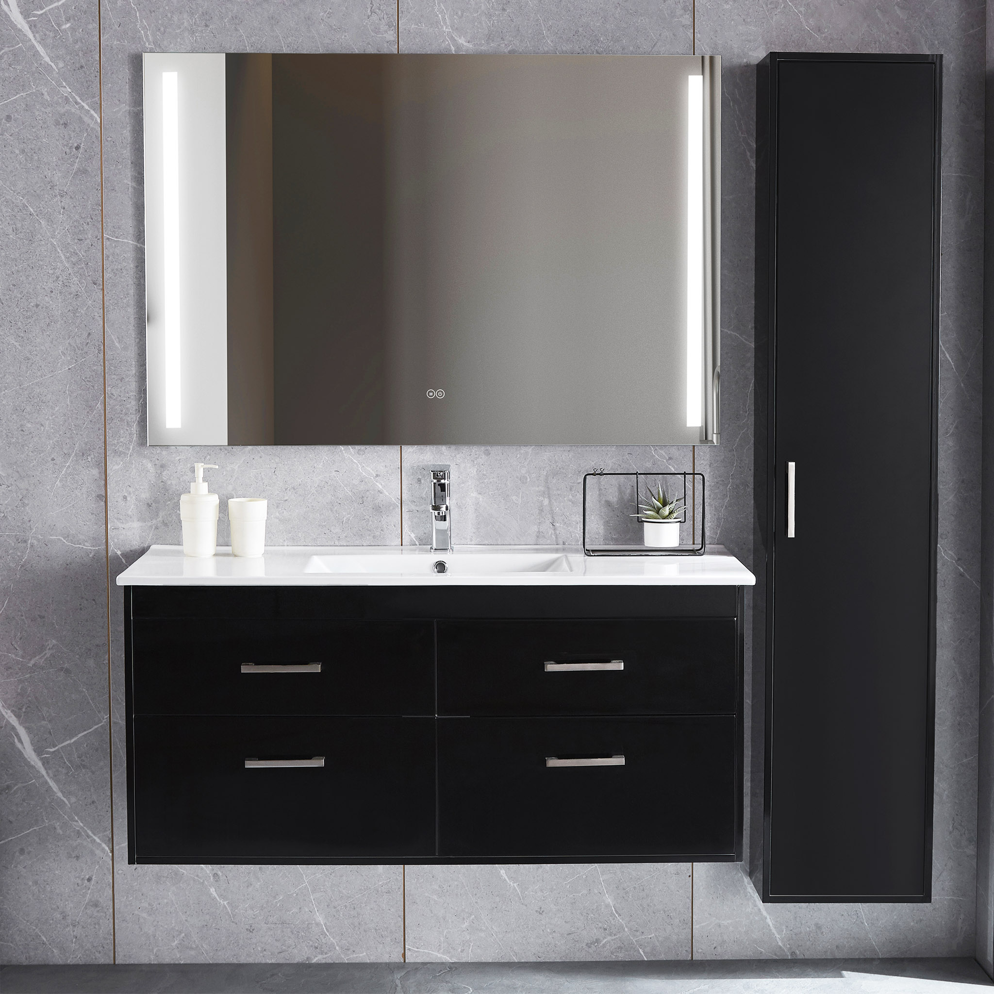 Baderomsmøbelpakke Lyfco Dobbel