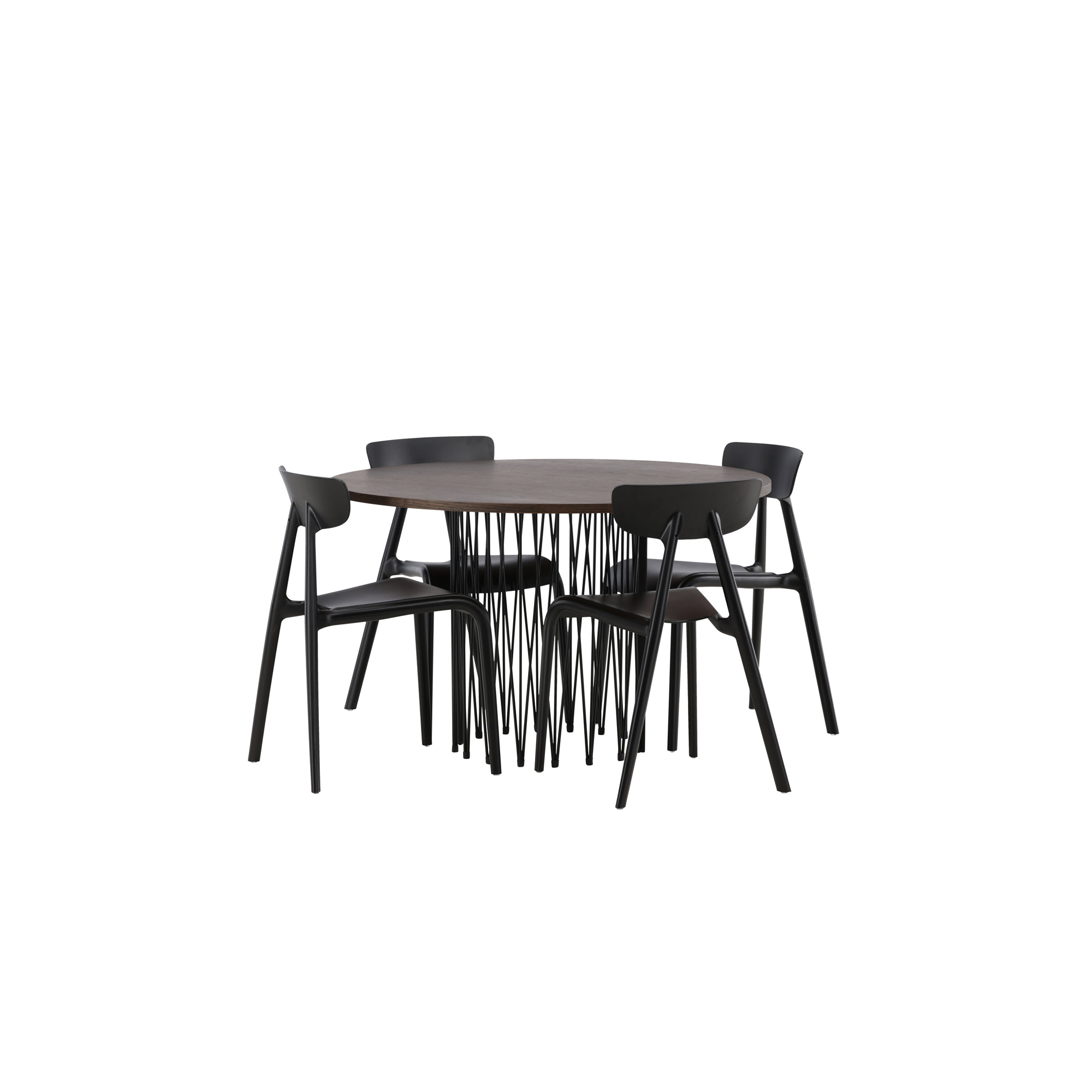 Spisegruppe furniture/fashion Stone med 4 Ursholmen Stoler