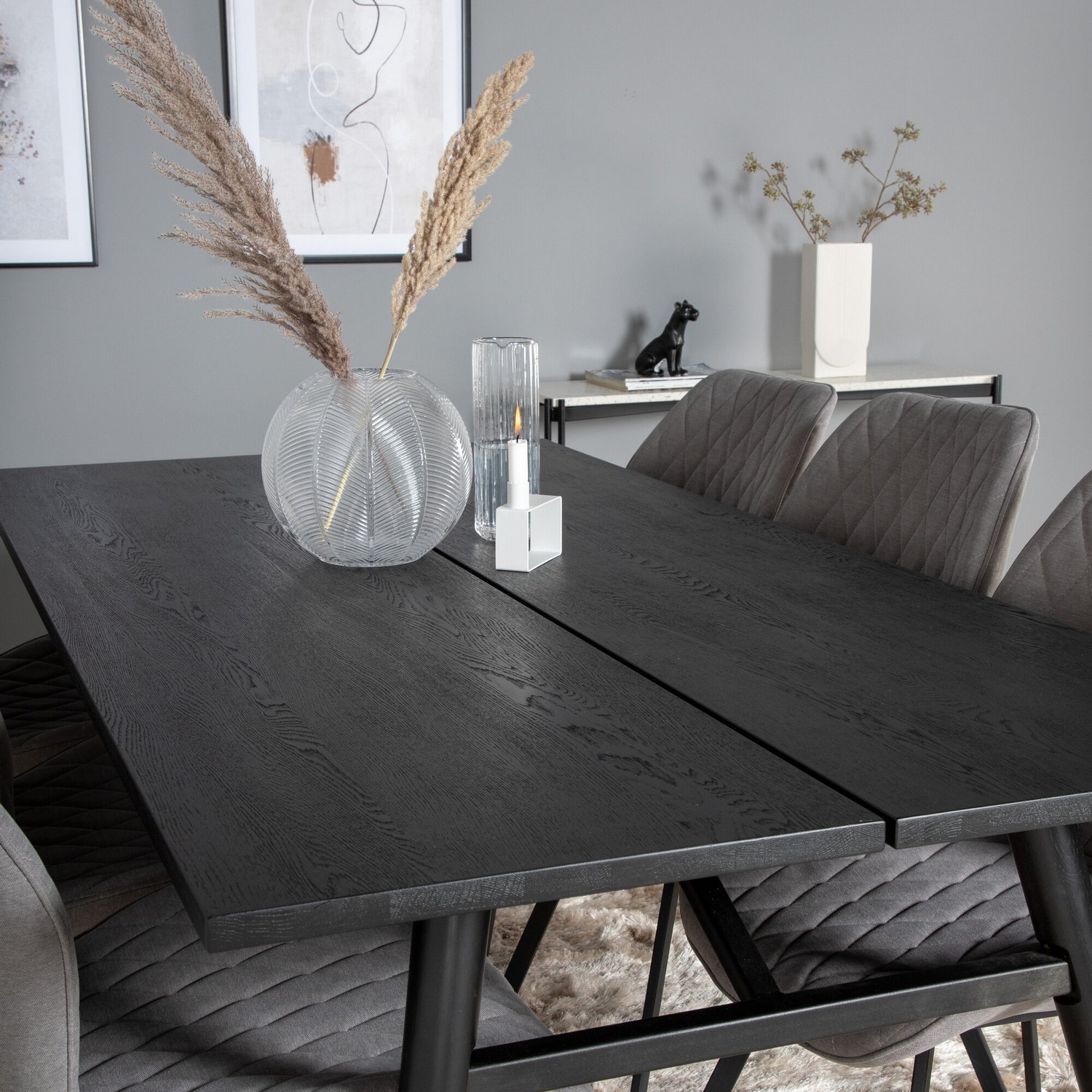 Spisegruppe Venture Home Salt med 6 Geneva Stoler