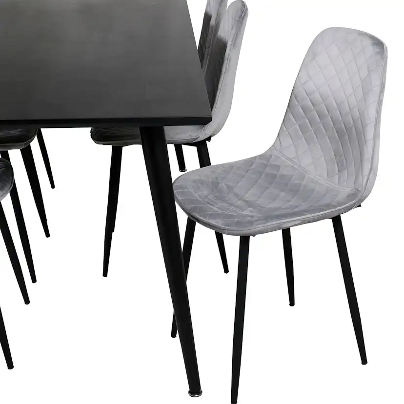 Spisegruppe Venture Home Dipp med 6 Polar Diamond Stoler