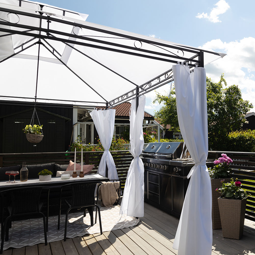 Paviljong Metalcraft med Vegger 3x4 m