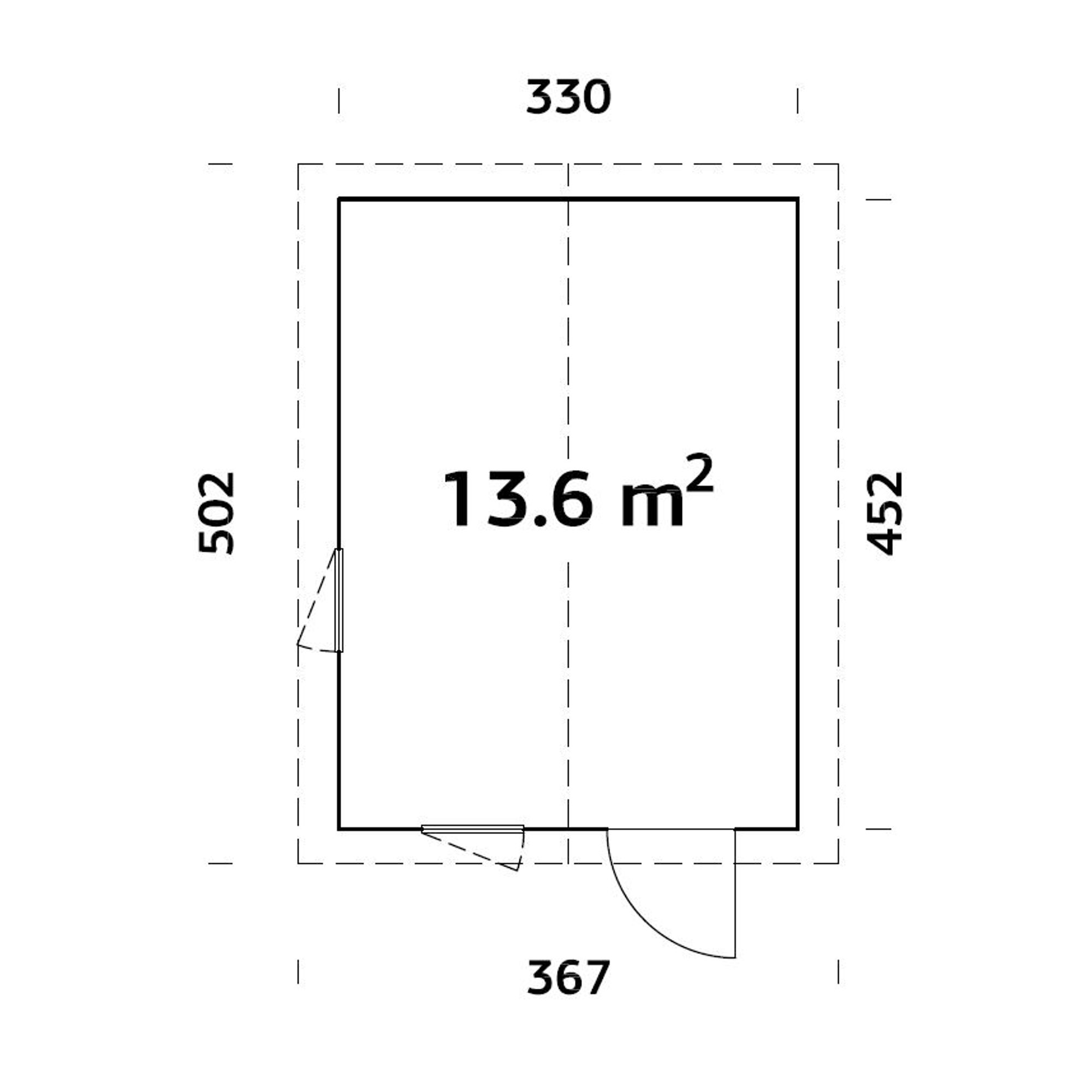 Anneks Palmako Ly 13,6 m2