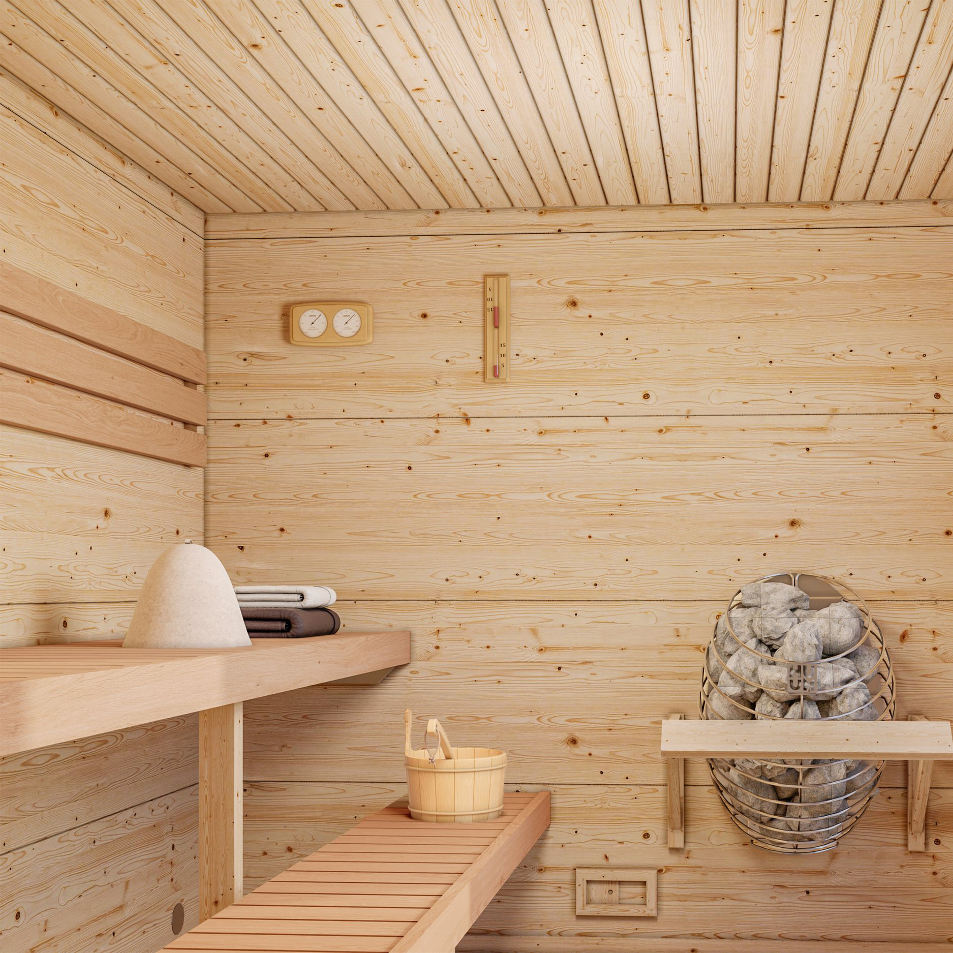 Grace Sauna 5,3 m2 NO Ubehandlet
