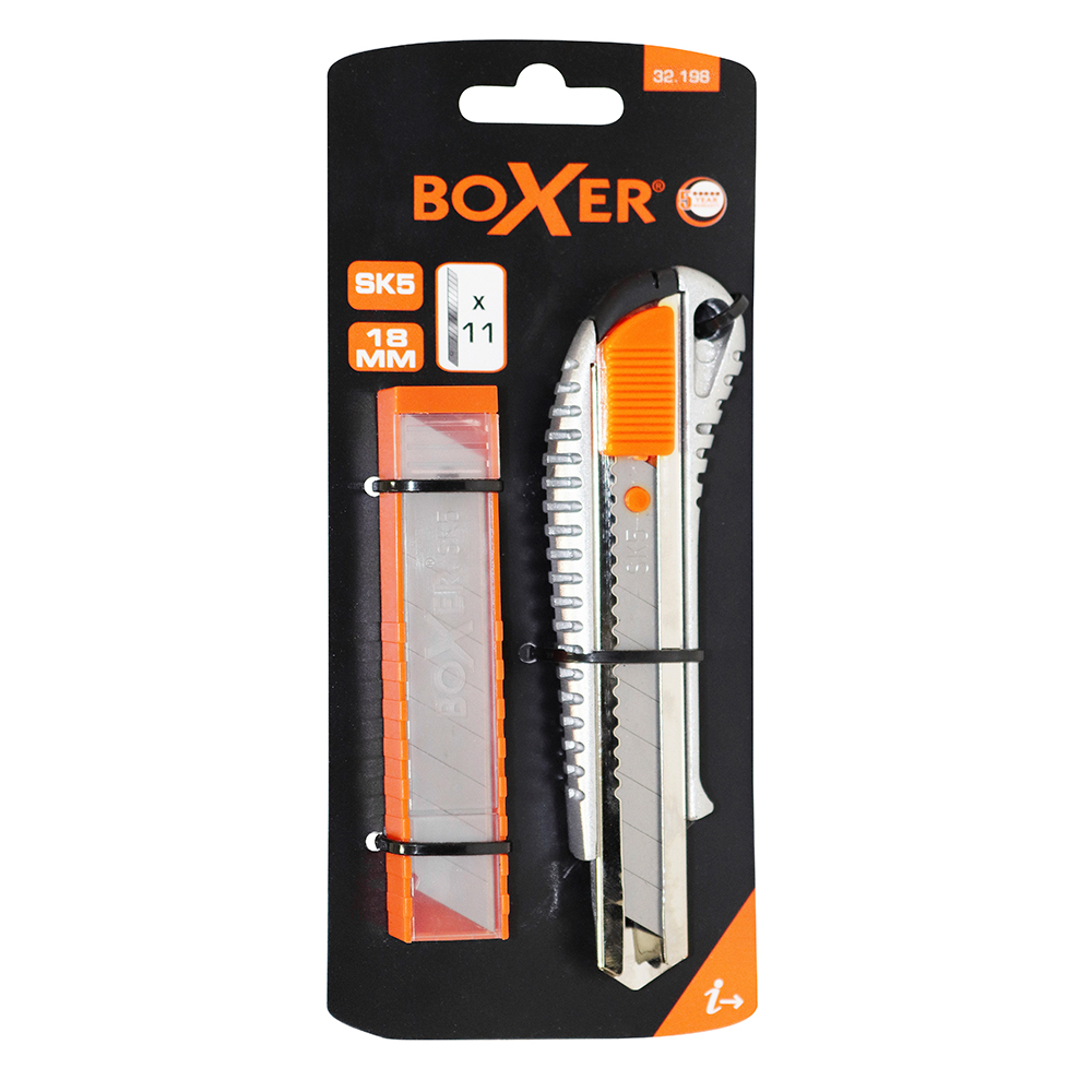 Hobbykniv Boxer Inkl. 10 Ekstra Knivblader