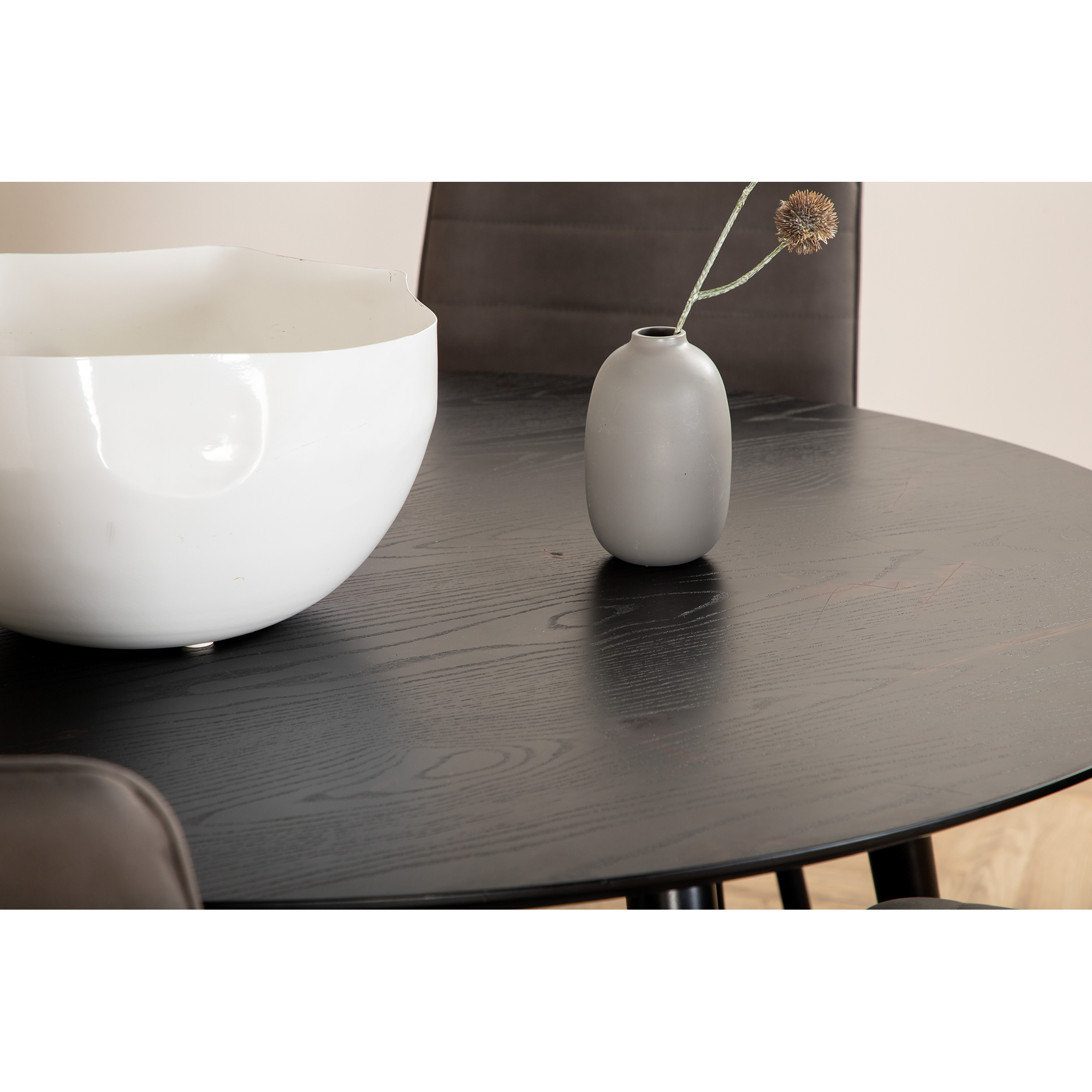 Spisegruppe Venture Home Dipp Ø115 cm med 4 Windu Stoler