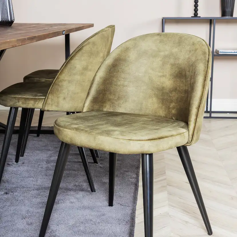 Spisegruppe Venture Home Peo med 6 Valentina Stoler