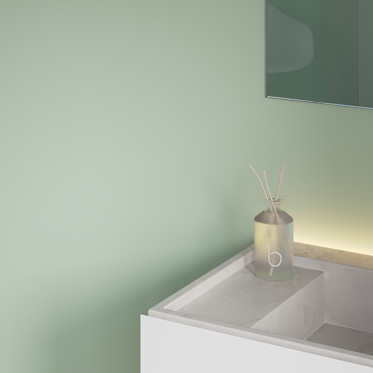Baderomspanel Fibo 3085-00 EM Light Green