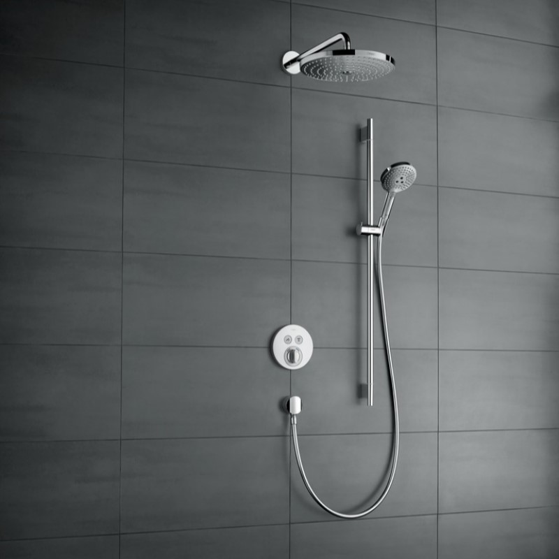 Hoveddusj Hansgrohe Raindance Select S 300 2-jet for Veggmontert