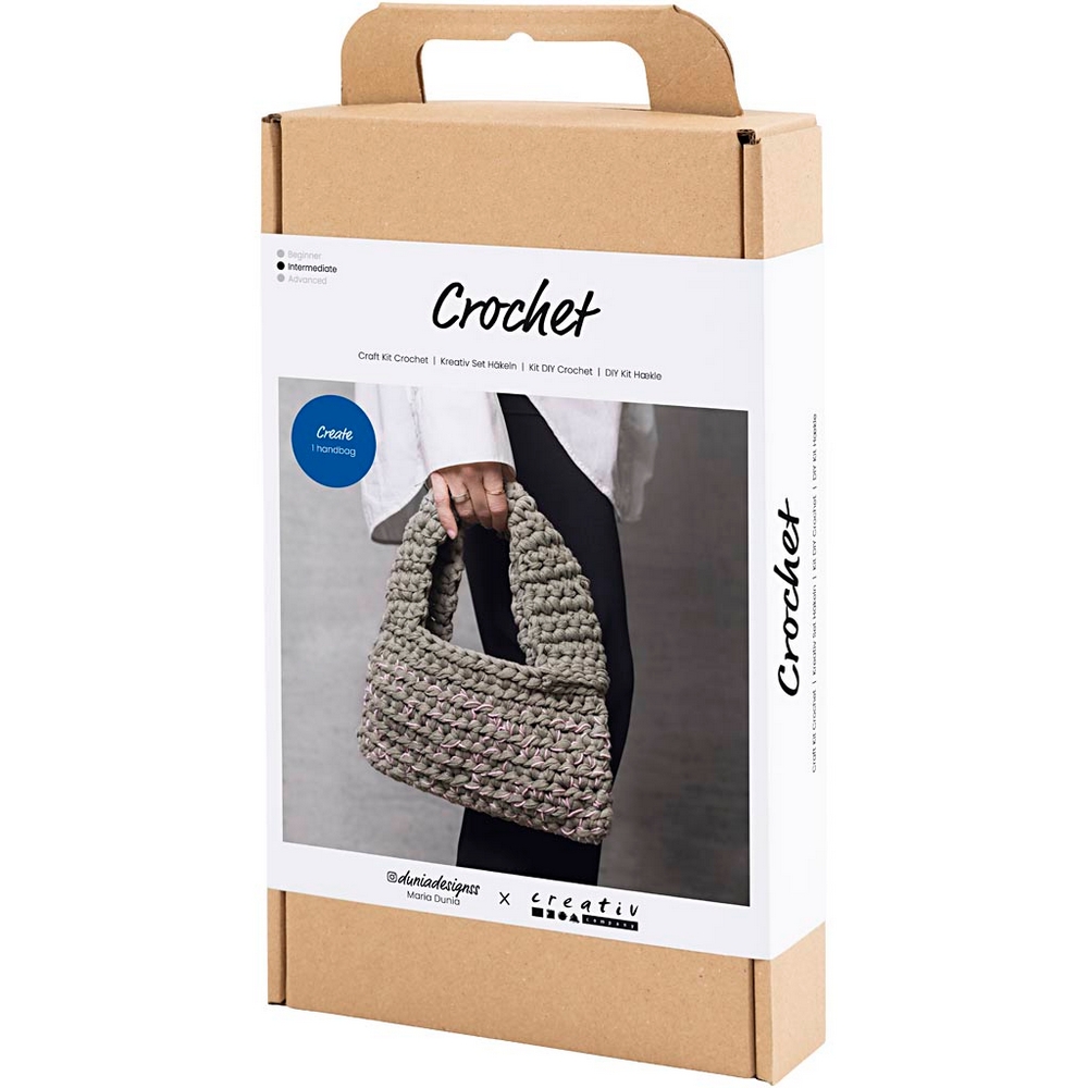 Hobbysett Creativ Company DIY Kit Handlekurv Hekling