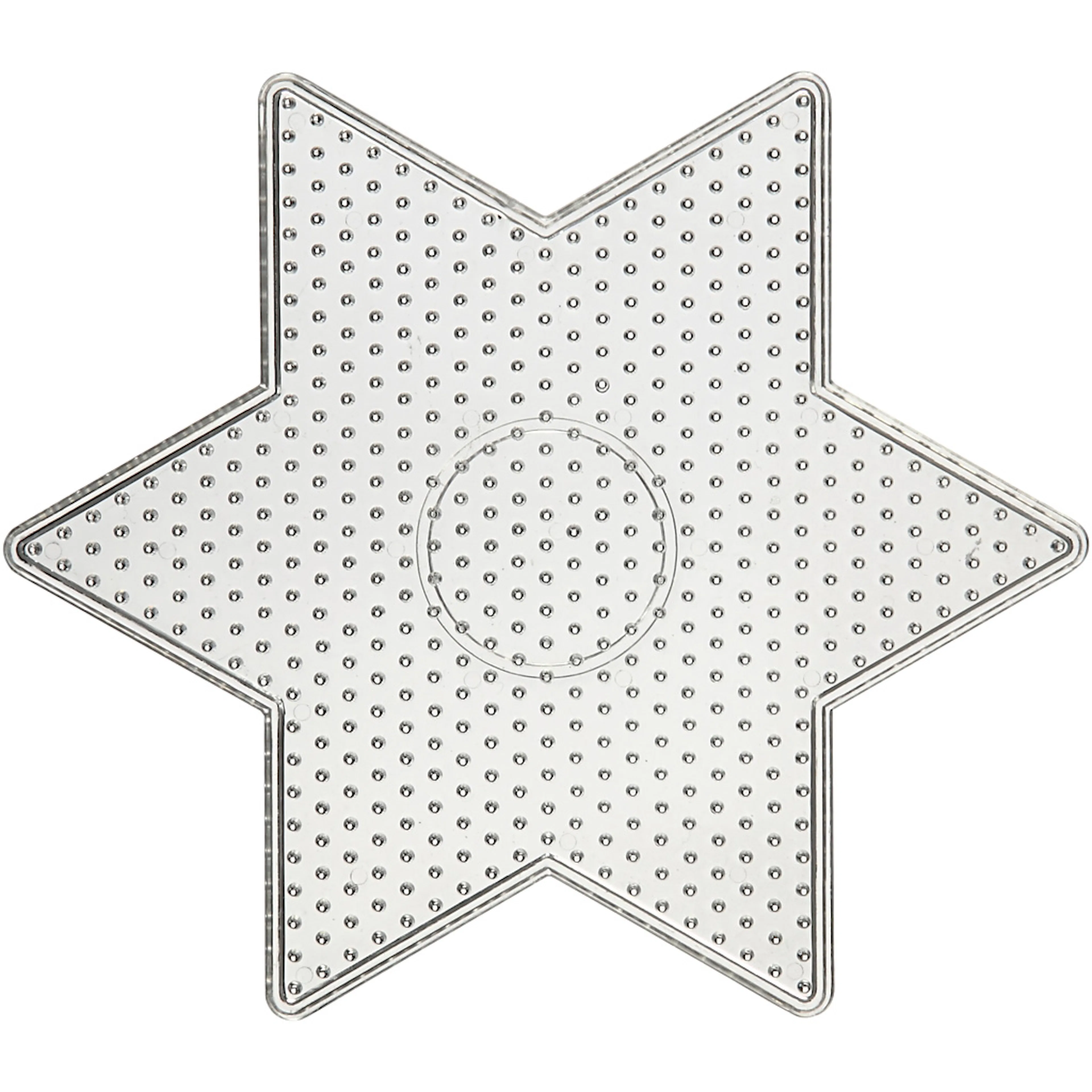 Perleplate Creativ Company Stjerne Str 15x15 cm 10 Stk/1 Pk
