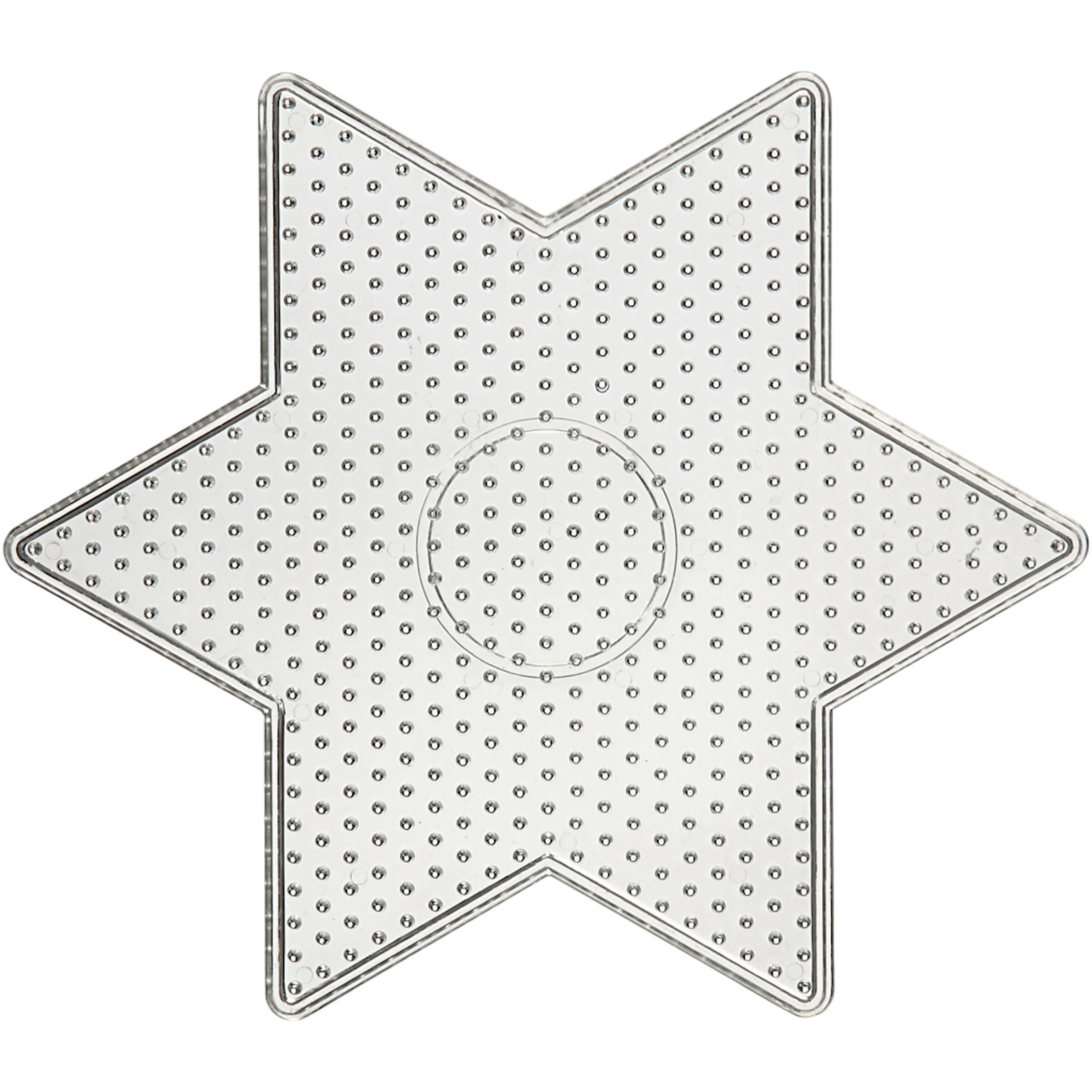 Perleplate Creativ Company Stjerne Str 15x15 cm 10 Stk/1 Pk