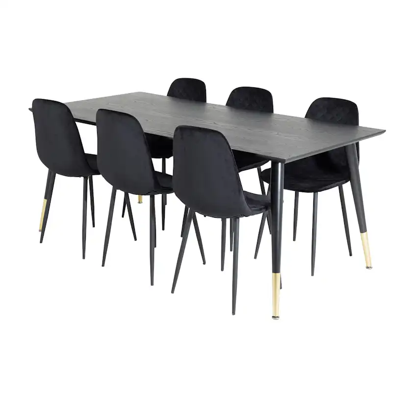 Spisegruppe Venture Home Dipp med 6 Polar Stitches Stoler
