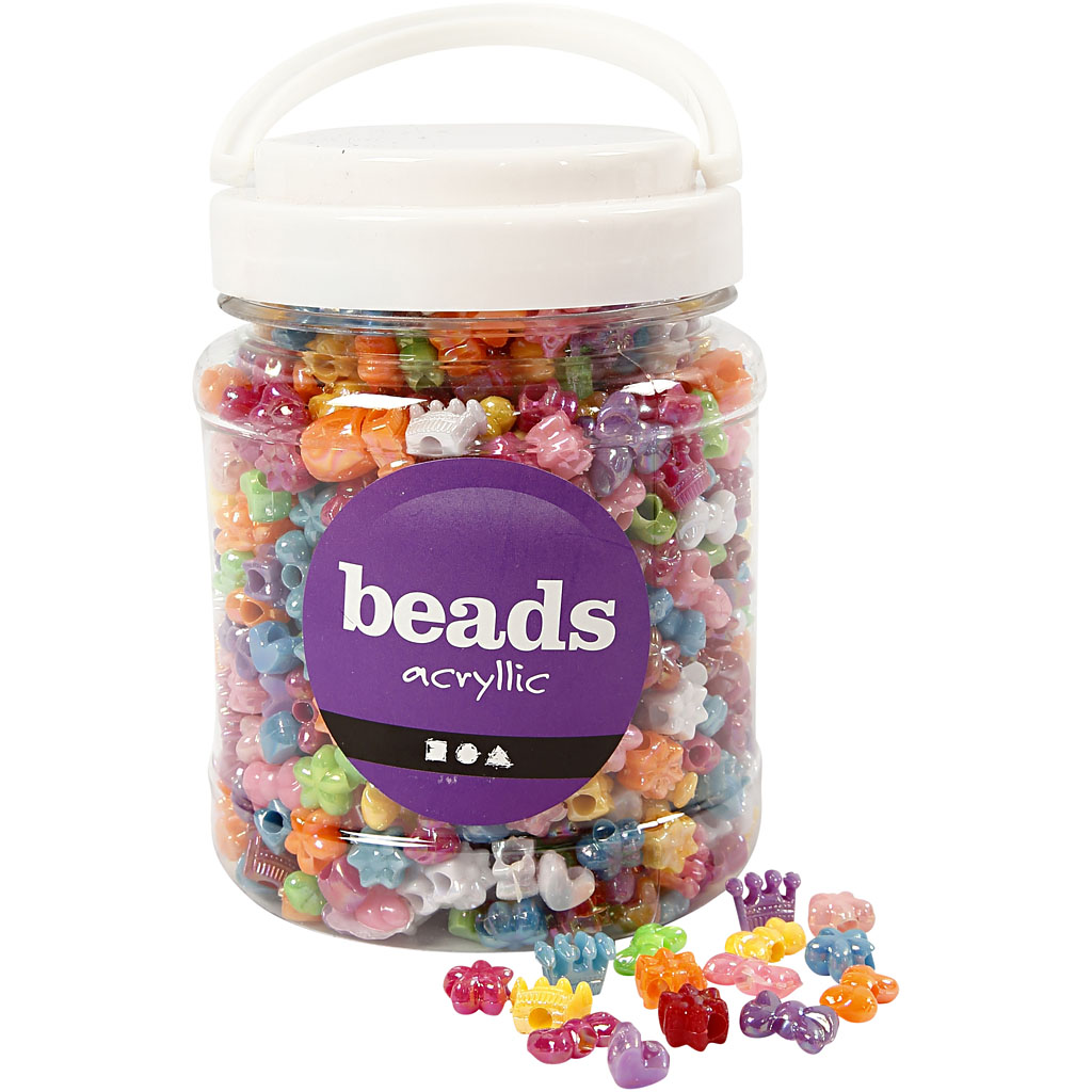 Figurmix Creativ Company Ass Farger D10 mm Hullstr 3 mm 700 ml/1 Pk