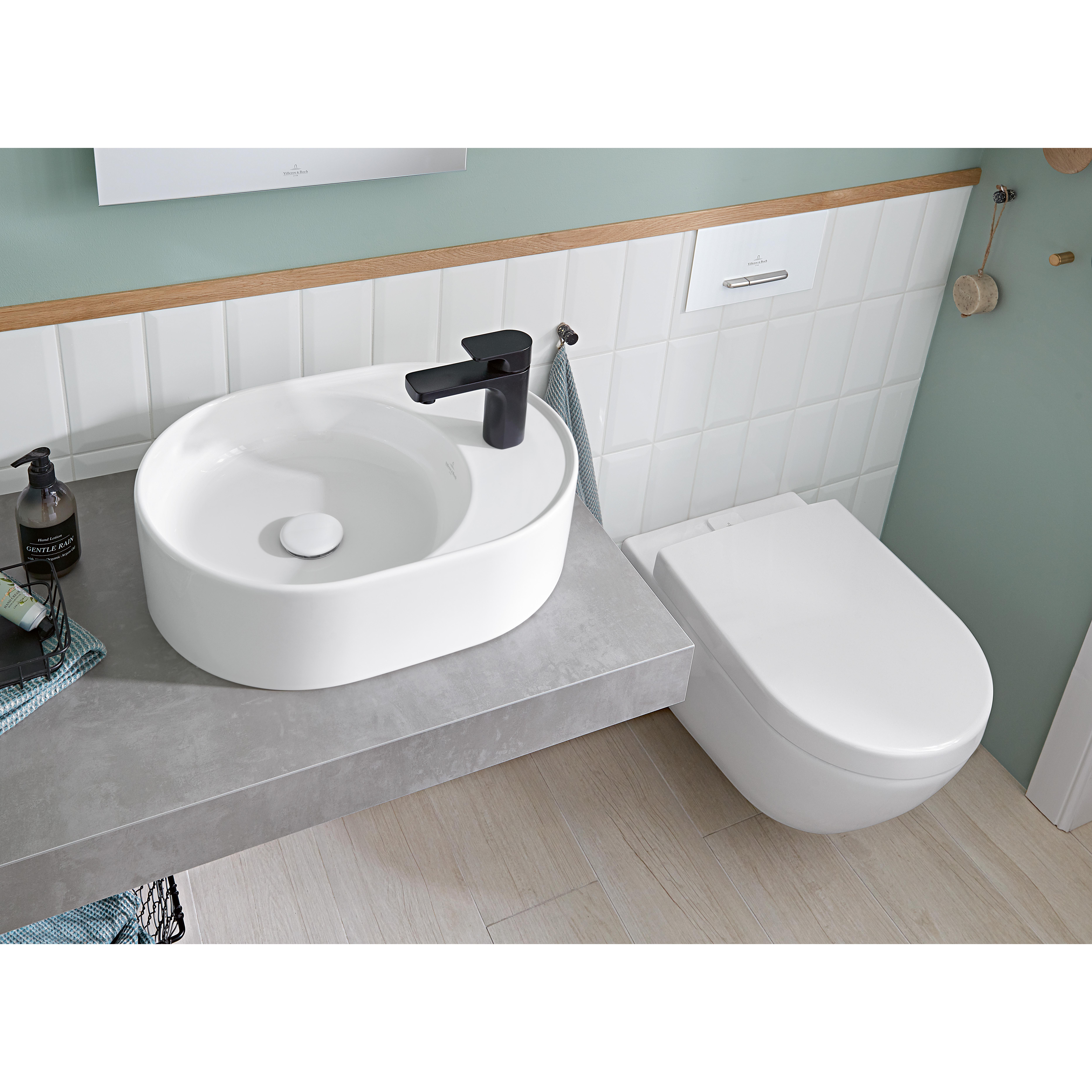 Fristående Tvättställ Villeroy & Boch Collaro Ovalt