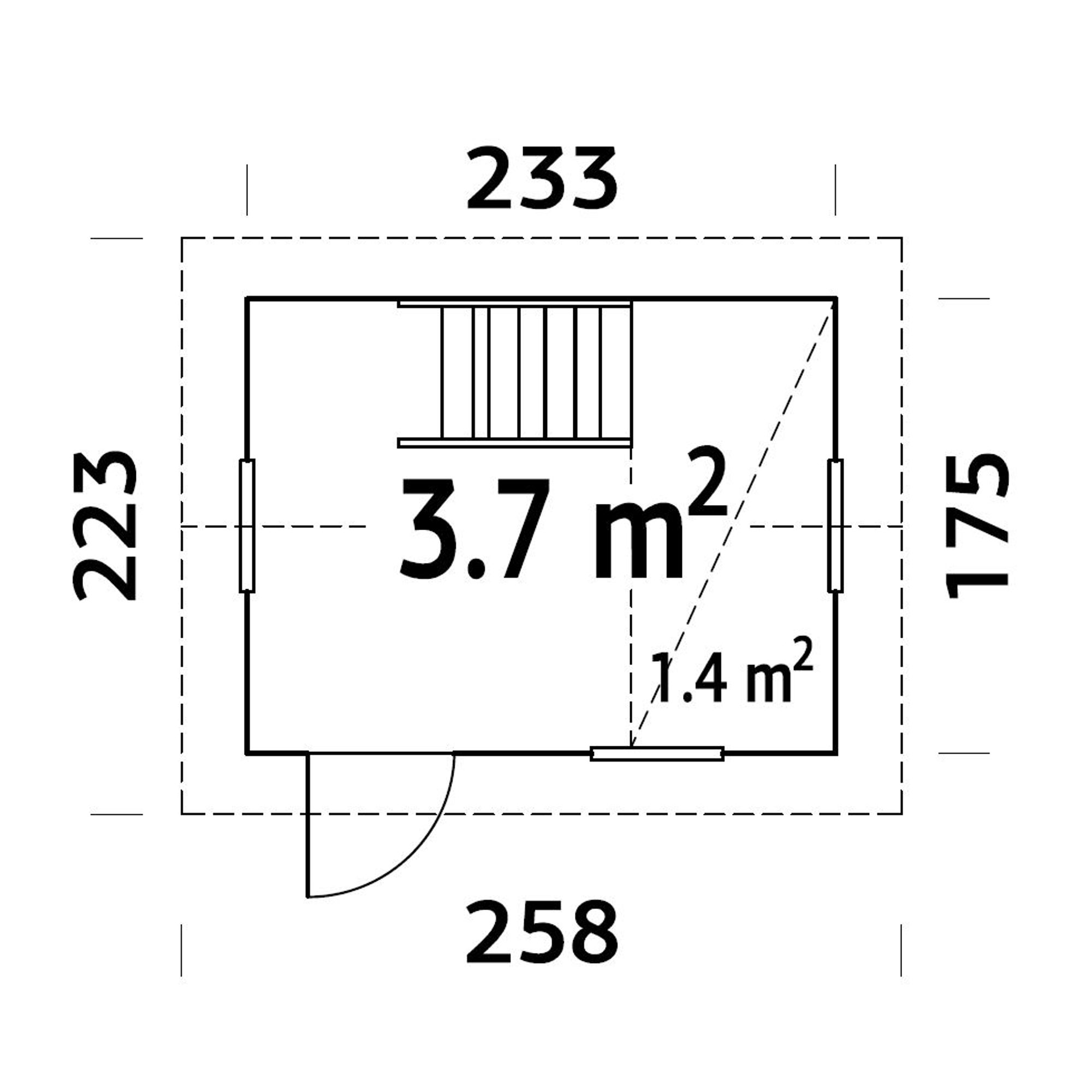 Lekehus Palmako Grete 3,7 m2