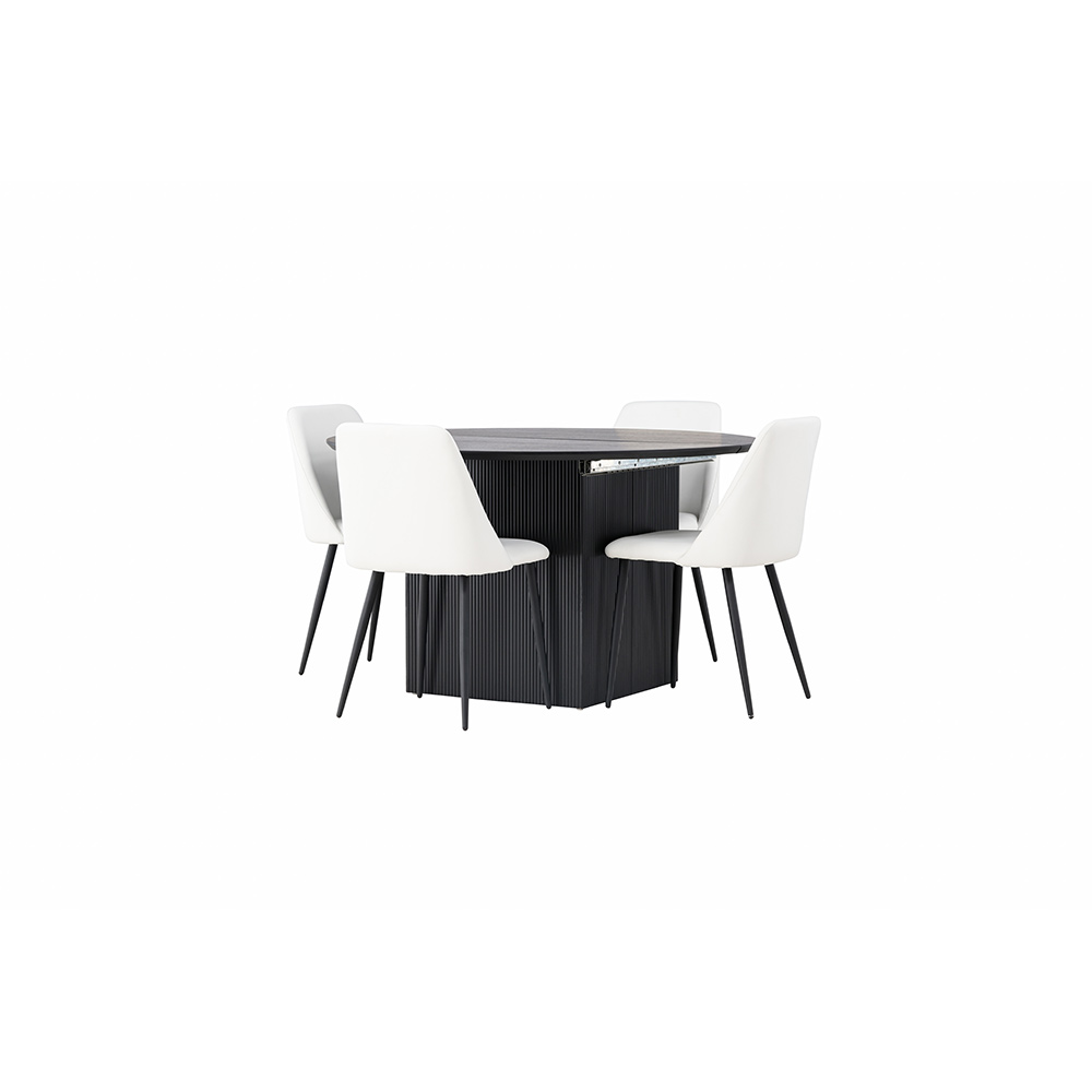 Spisegruppe Venture Home Matilda med 4 Night Stoler