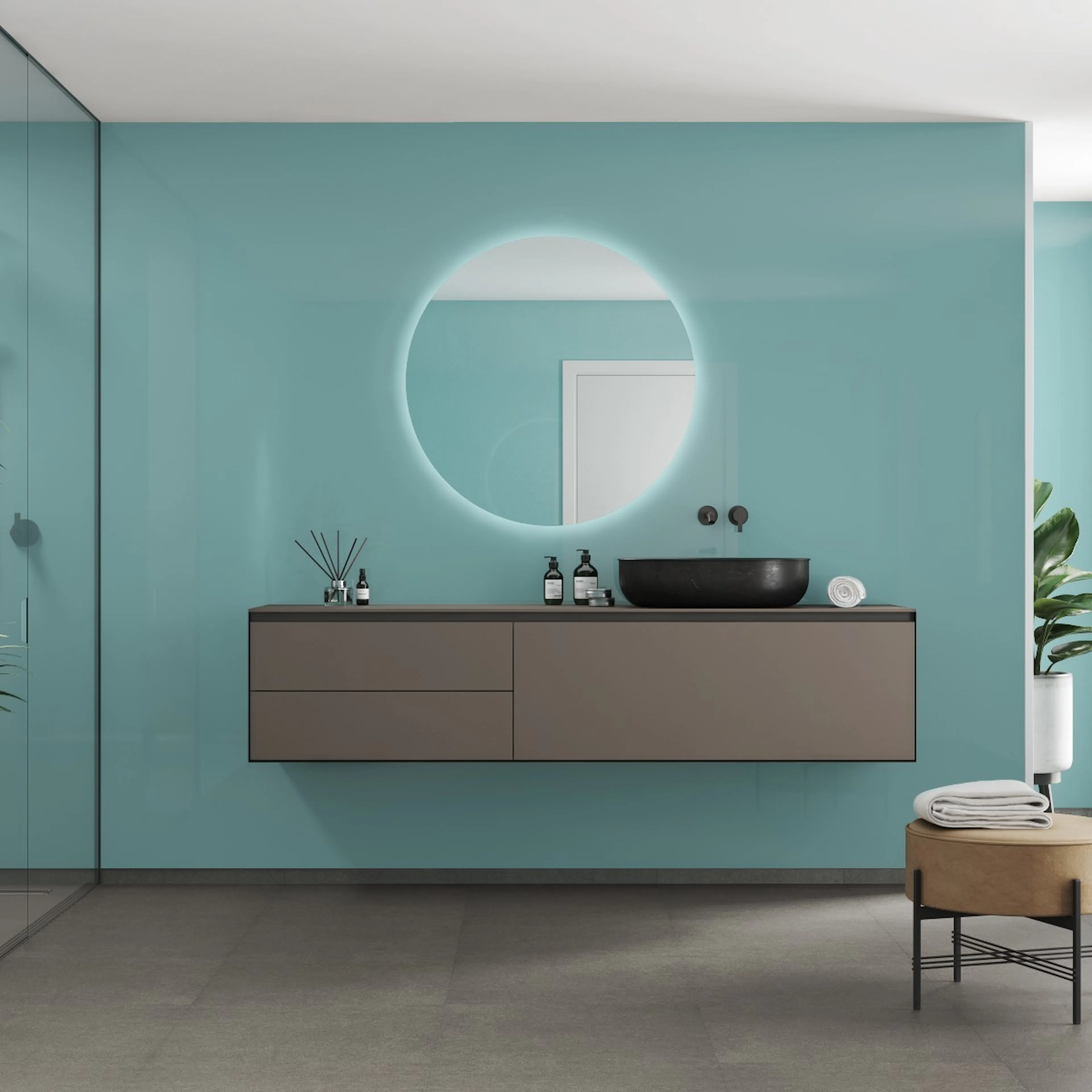 Baderomspanel Fibo 2212 00 Aquamarine