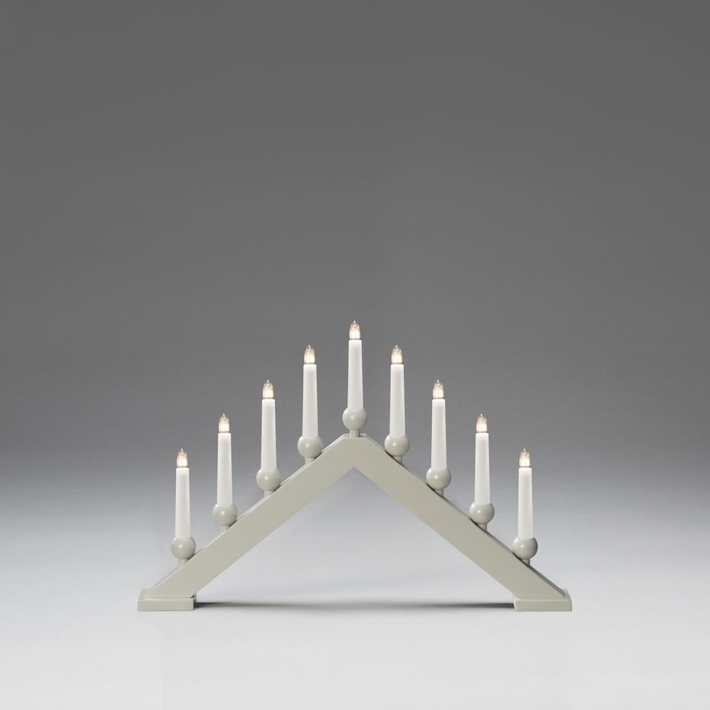 Adventstake Gnosjö Konstsmide 9 Lys Tre