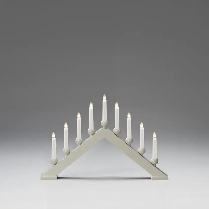 Adventstake Gnosjö Konstsmide 9 Lys Tre