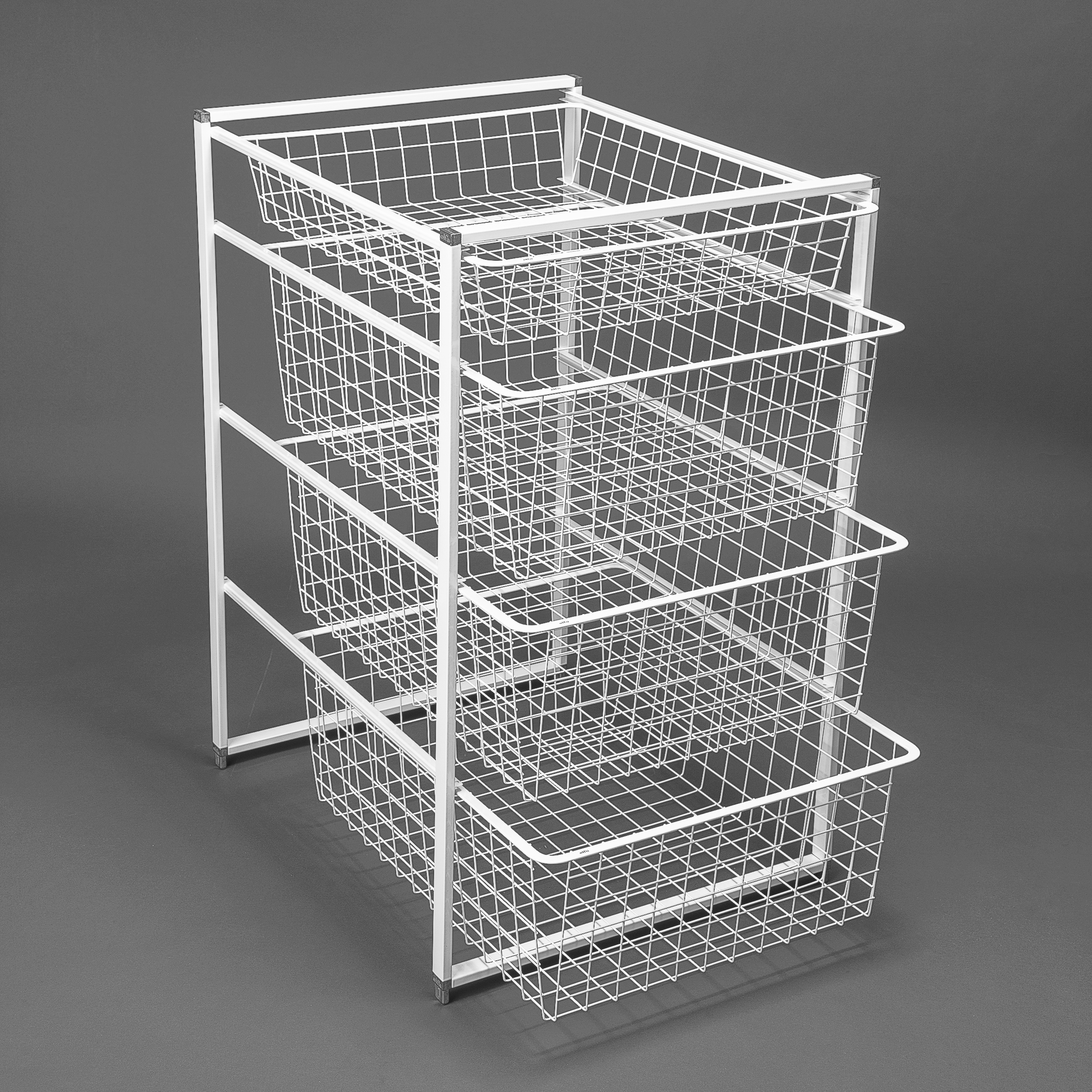 Kurvstativ Elfa Basic 74/45 med Trådkurver