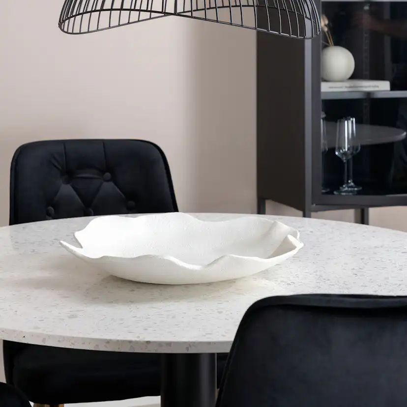 Spisegruppe Venture Home Razzia med 4 Velvet Deluxe Stoler