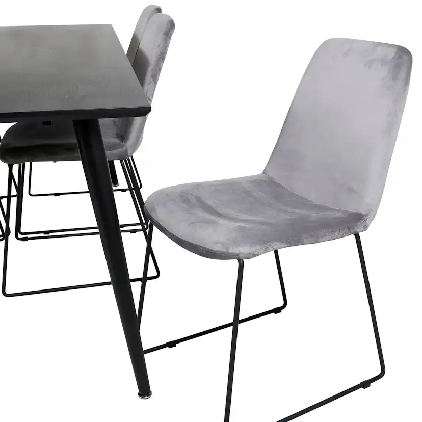 Spisegruppe Venture Home Dipp med 6 Muce Stoler