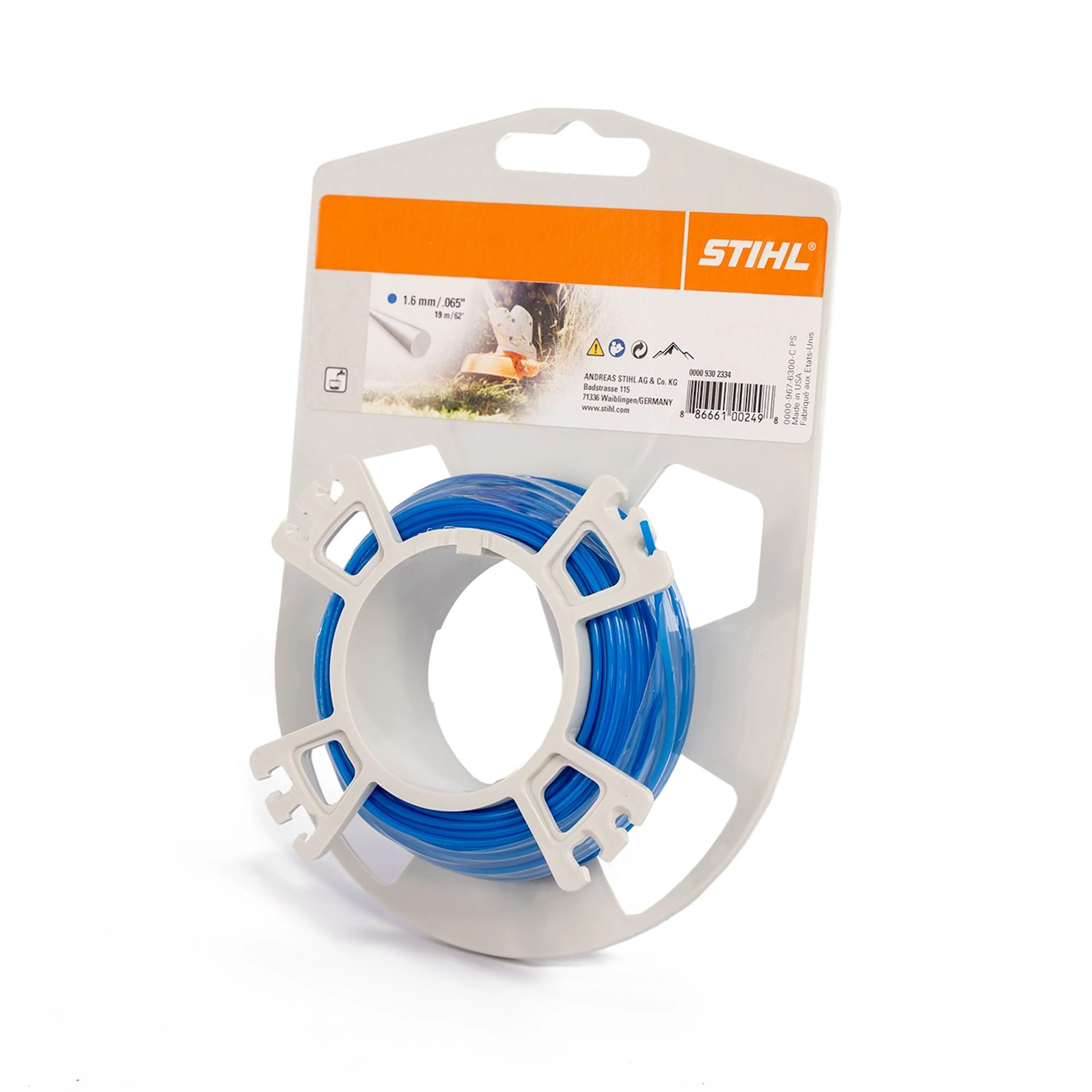 Trimmertråd STIHL Nylon Rull 1,6 mm 19 m