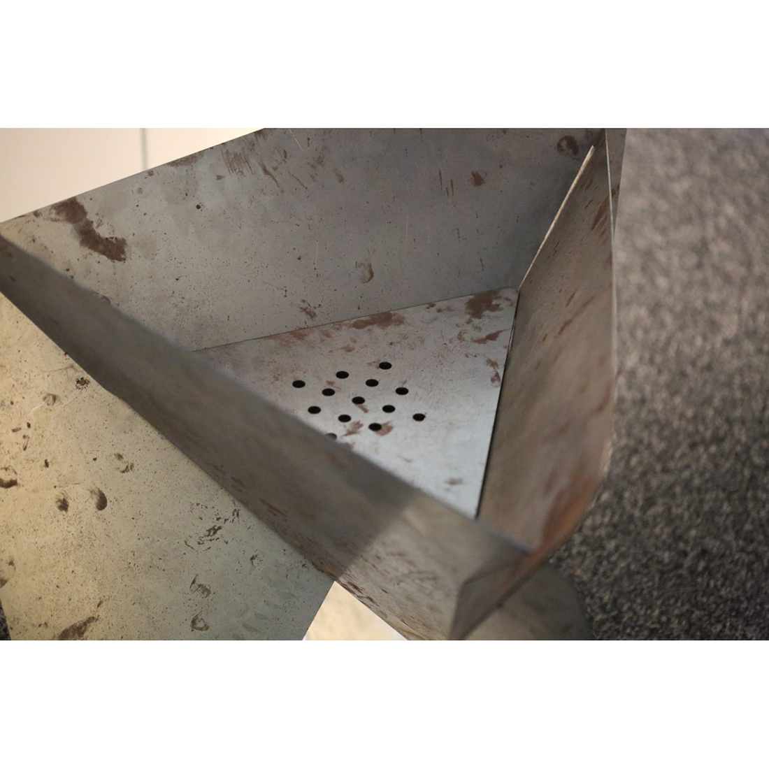 Bålpanne Jabo Triangel Inkl Fat Corten 64x64x54 cm