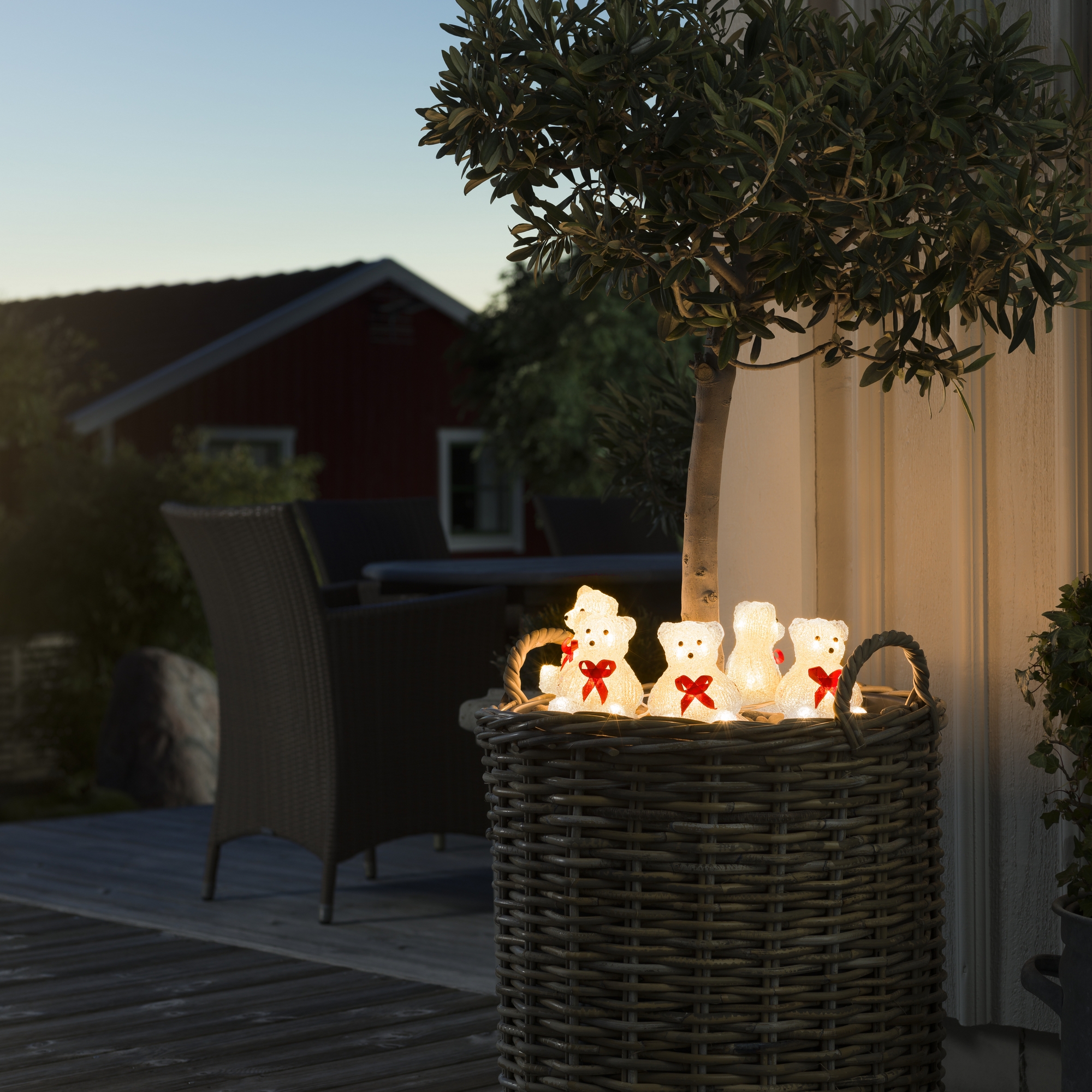 Dekorasjonsbelysning Gnosjö Konstsmide Bjørner 5 stk 40 LED