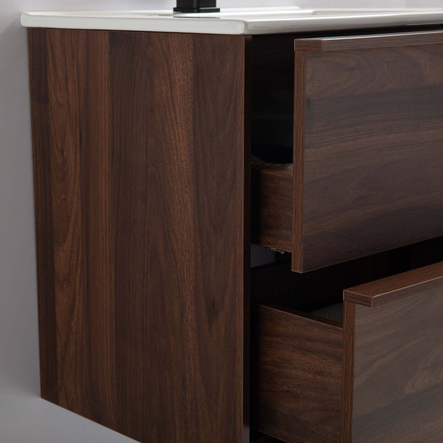 Tvättställsskåp Bathlife Charm med Tvättställ och Spegel Skina