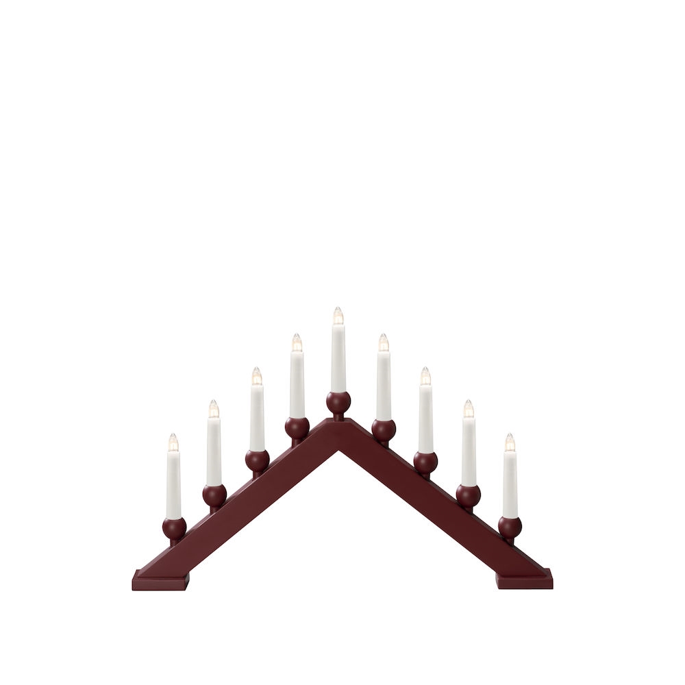Adventstake Gnosjö Konstsmide 9 Lys Tre