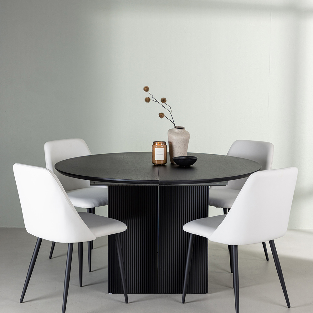 Spisegruppe Venture Home Matilda med 4 Night Stoler