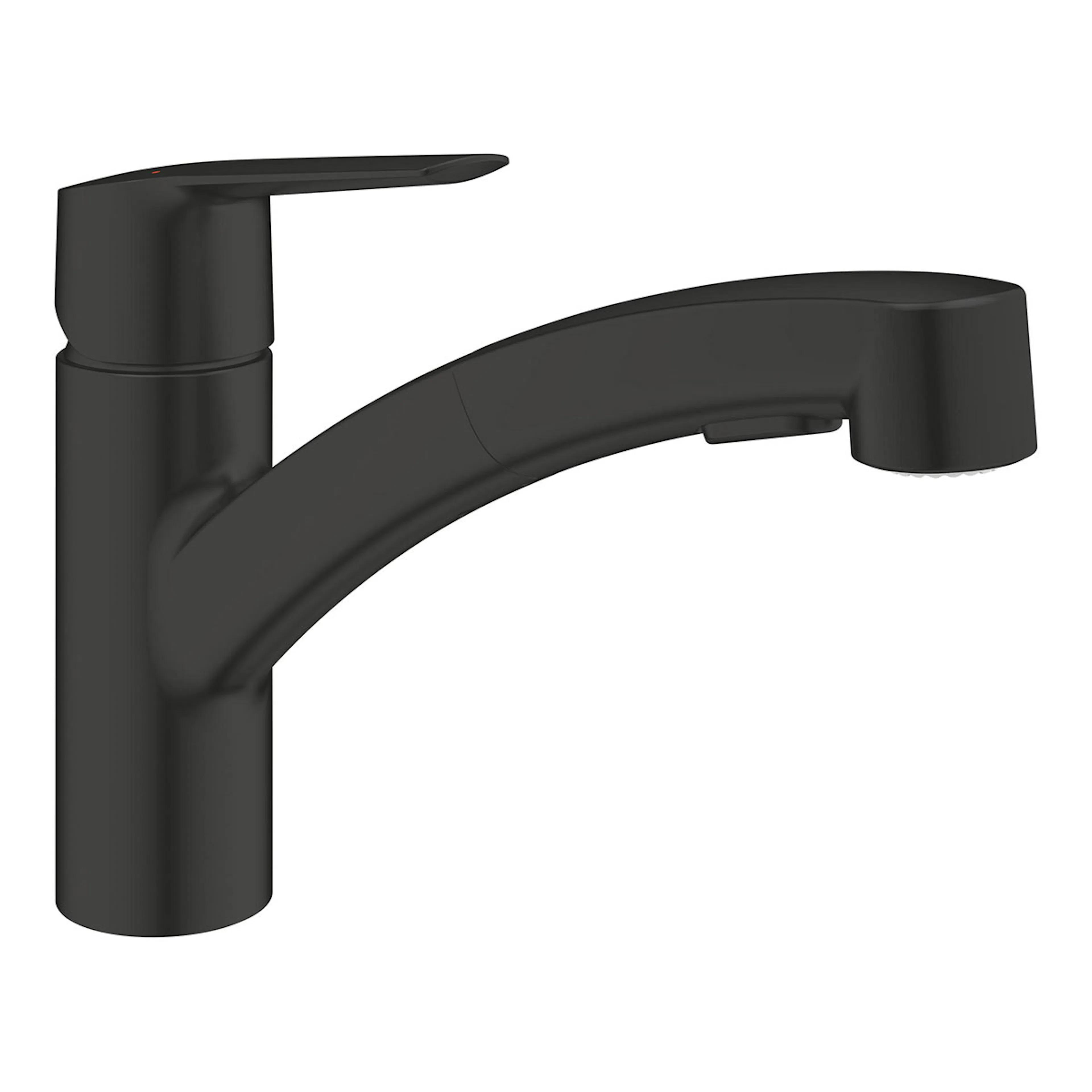 Start Kök Låg pip Dual Spray Mattsvart
