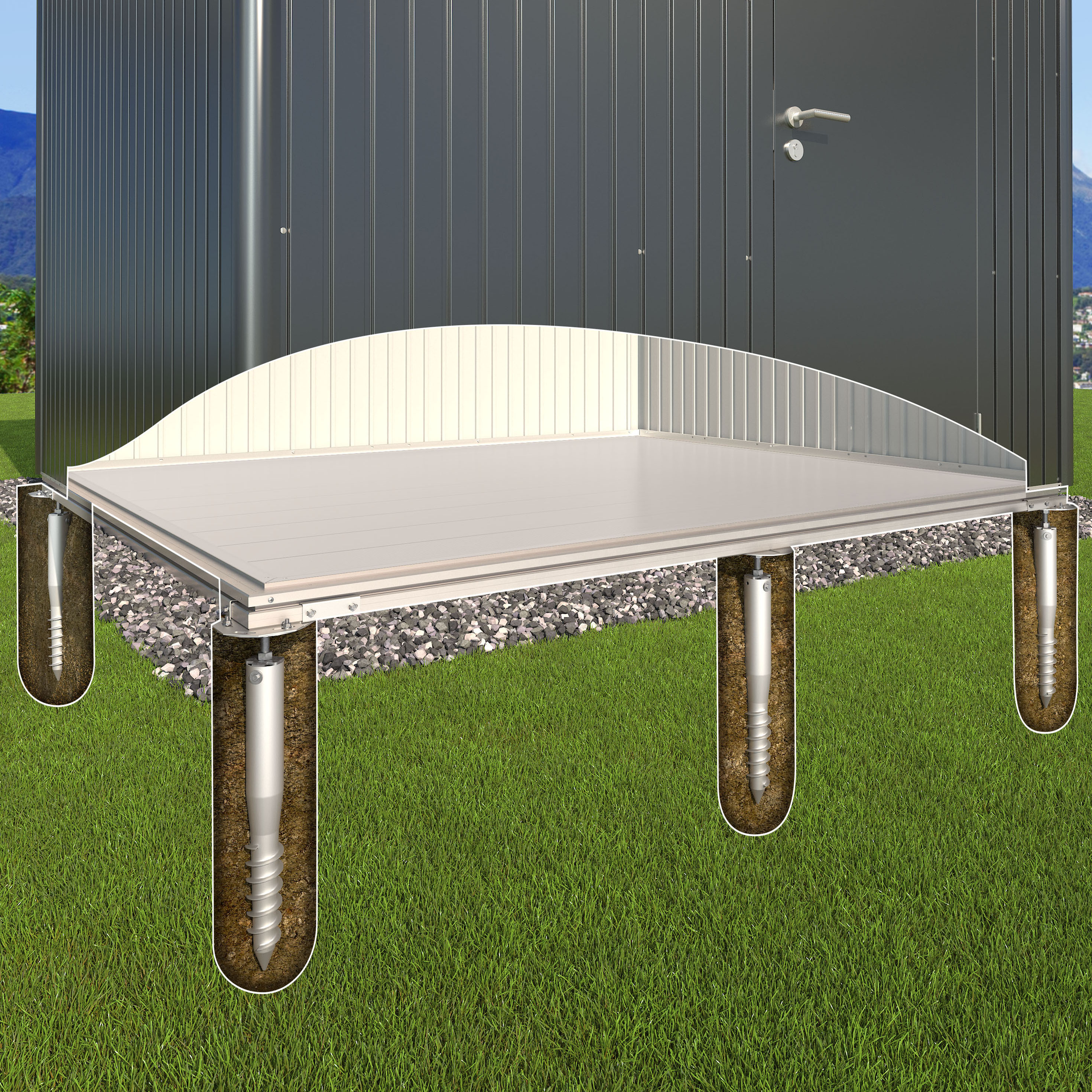 Fundament SmartBase PLUS Biohort Utstyrsskap 90