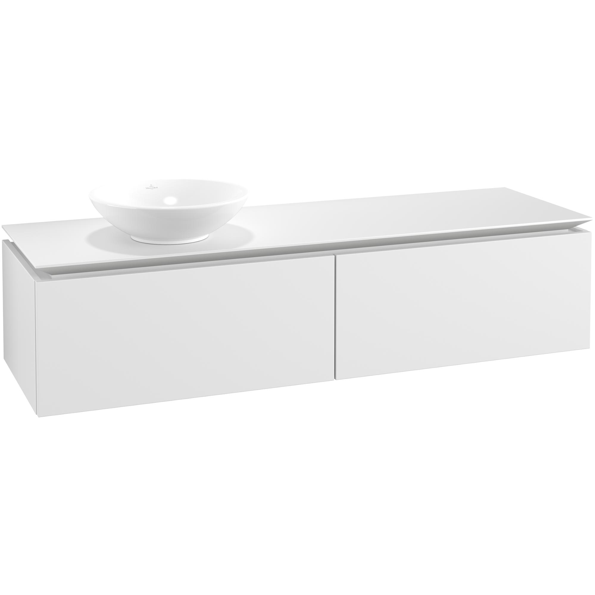 Tv&auml;ttst&auml;llssk&aring;p Villeroy & Boch Legato Kompakt 1600 med 2 L&aring;dor f&ouml;r Ocentrerat Ytmonterat Tv&auml;ttst&auml;ll fr&aring;n &Ouml;vriga V&B Serier
