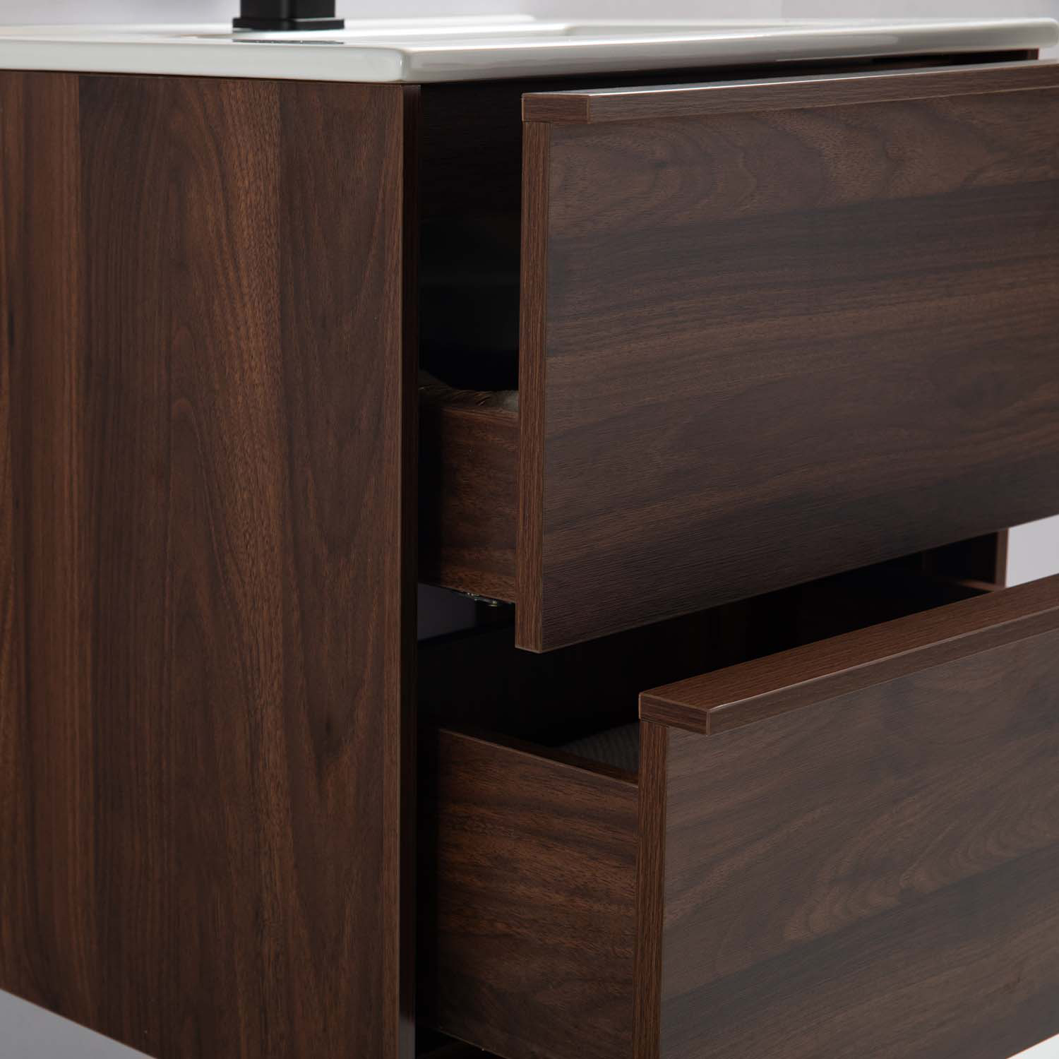 Tvättställsskåp Bathlife Charm med Tvättställ och Spegel Skina