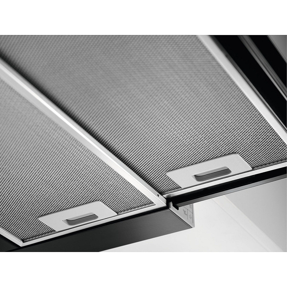 Fritthengende Kjøkkenvifte Electrolux LFP326FB Sort 60 cm med LED-belysning