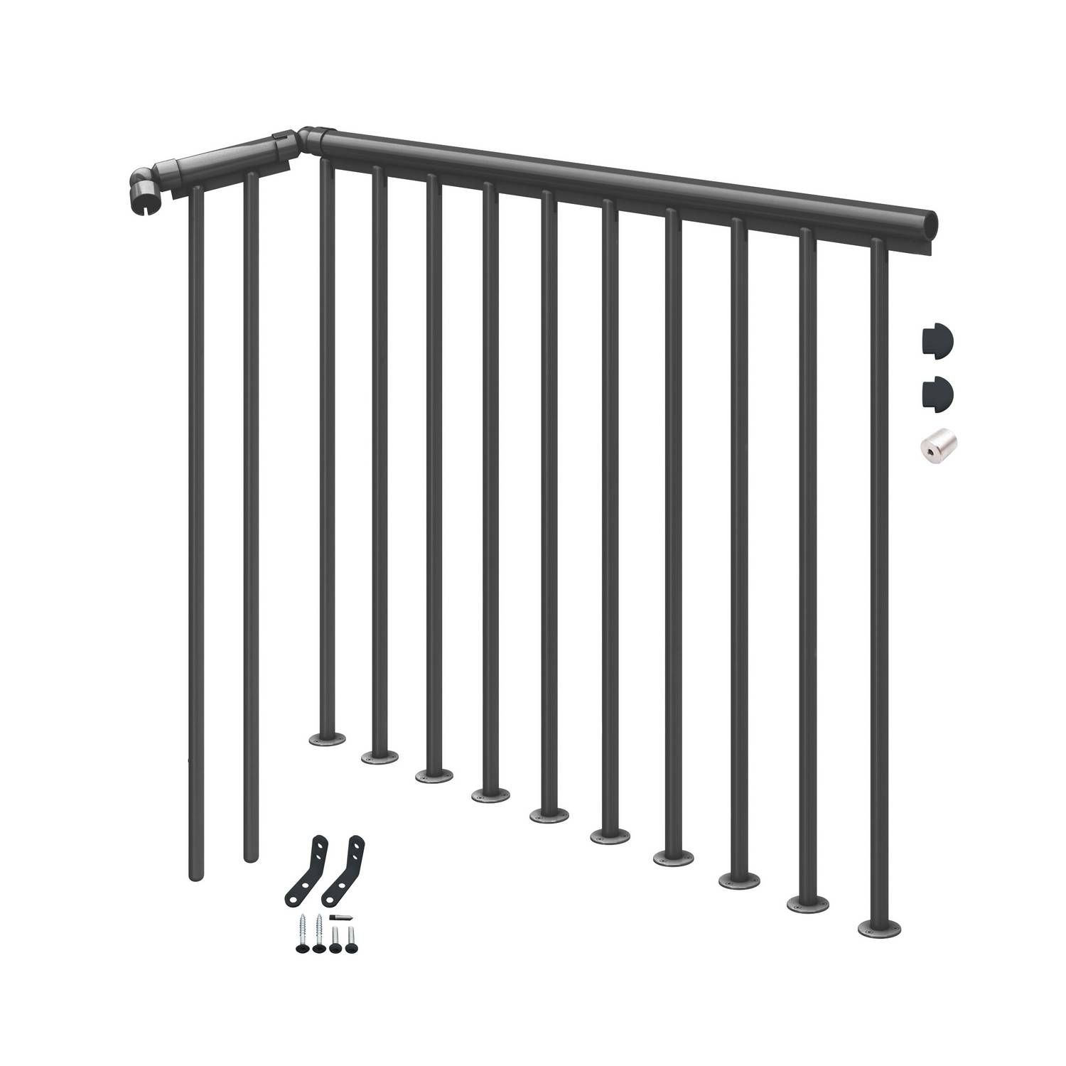 Rekkverk Dolle Spiral Classic 1 m Startpakke