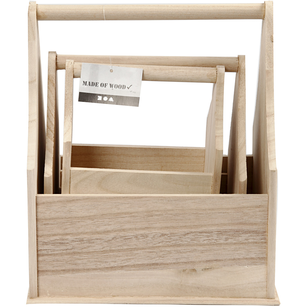 Flaskeholder Creativ Company Str 24x17,5x28 cm 3 stk/1 Sett