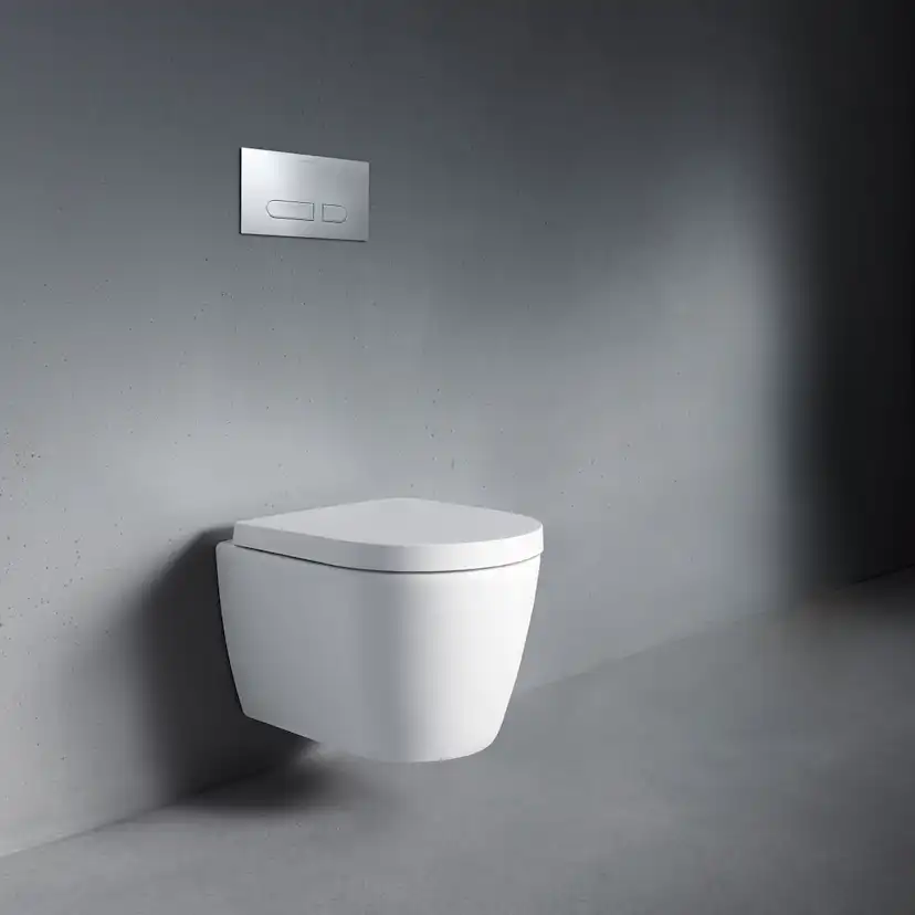 Vegghengt Toalett Duravit ME by Starck Rimless uten Toalettsete