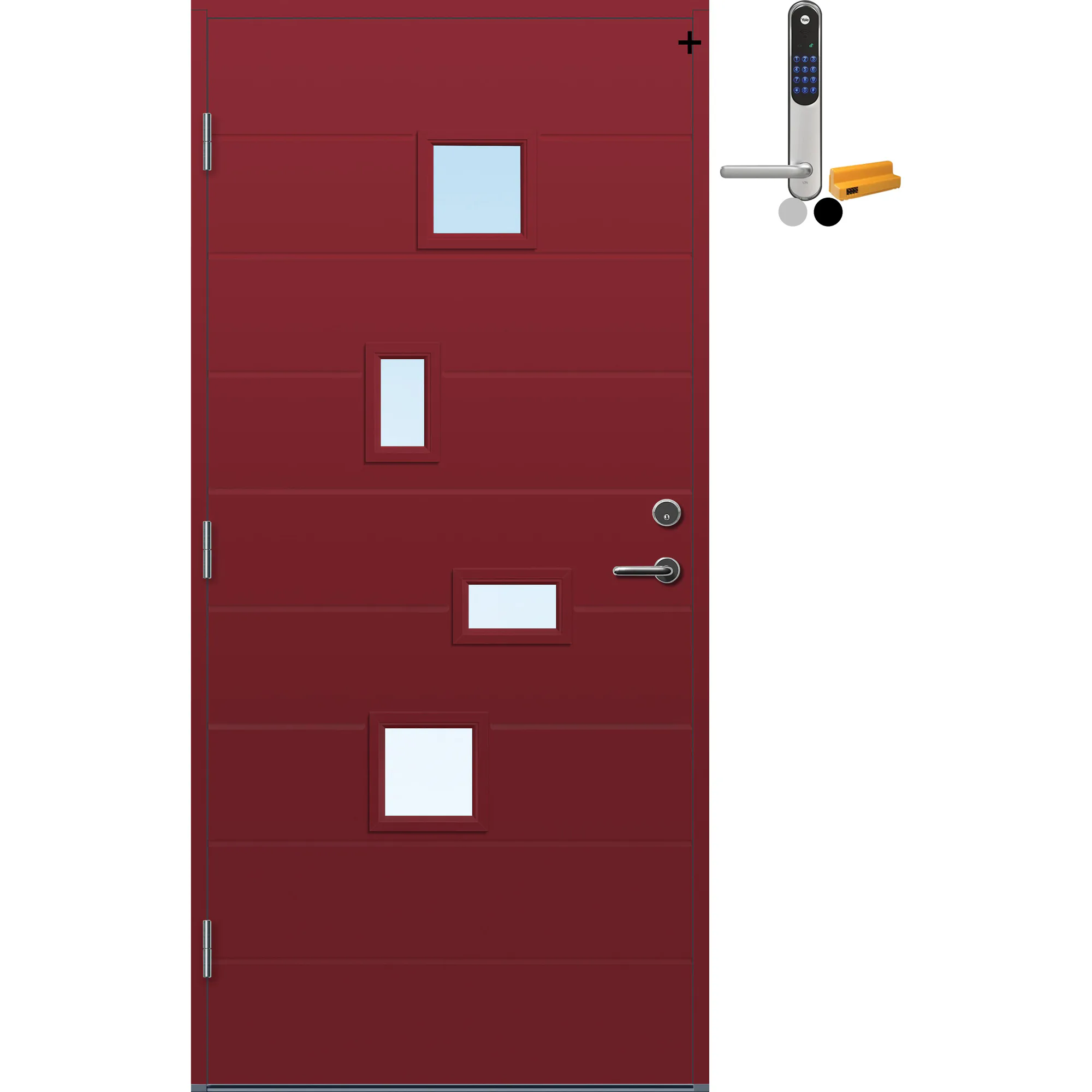 NCS S-4050-R, Mørk Rød